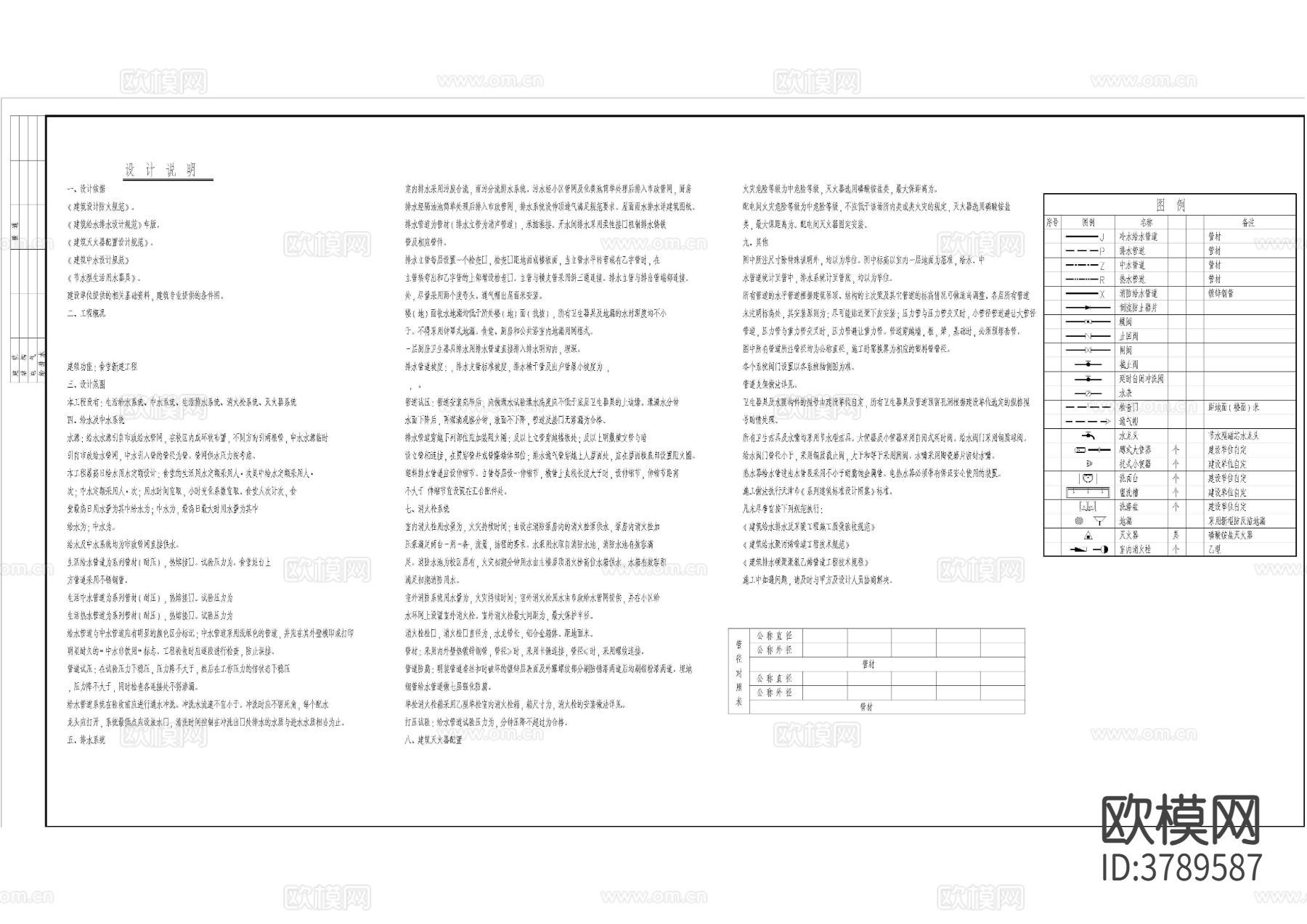 学校食堂建筑 结构水电暖通施工图下载（渲染图6）