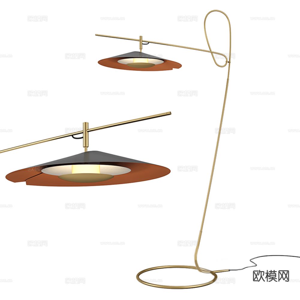 落地灯 艺术灯3d模型