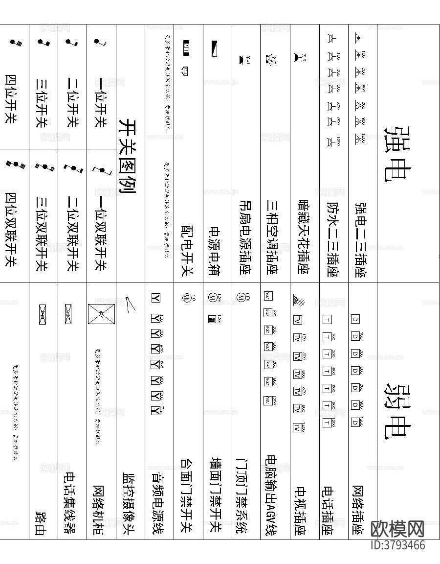 最新超全标准图例 消防图例CAD图库