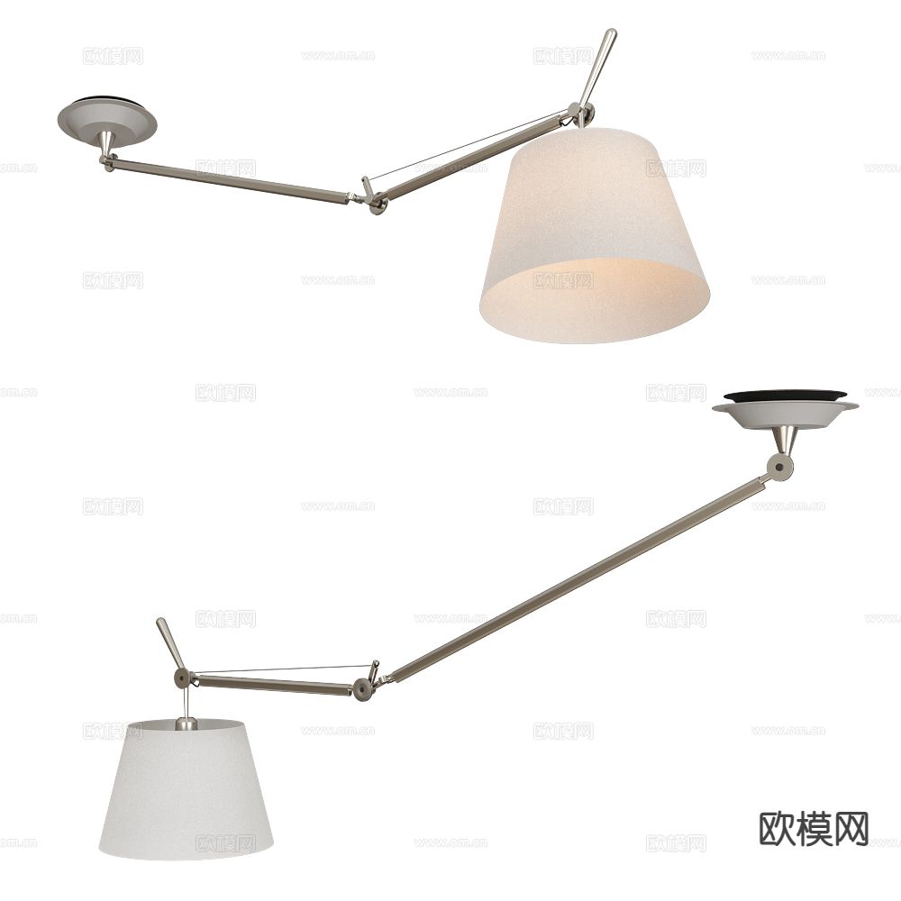 Artemide 摇臂吊灯3d模型