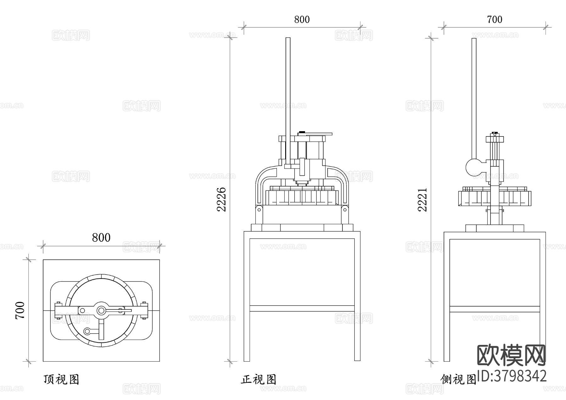 工业切面机平面图 切面机结构图 切面机设计图 切割布局图cad大样图