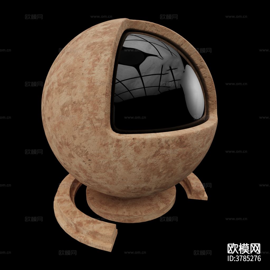 褐色粗糙陶瓷材质下载