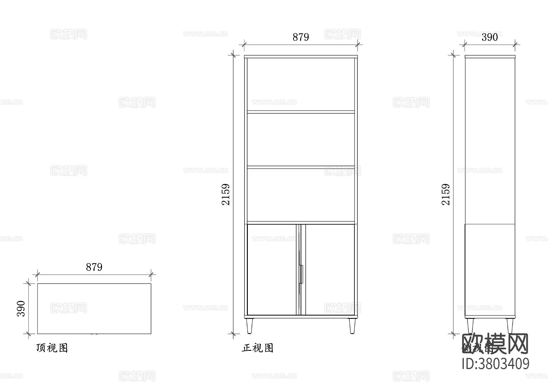 图书馆书柜平面图 图书馆书柜结构图 图书馆书柜设计图 图书馆cad大样图