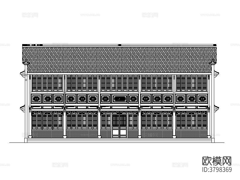 骑楼方案定稿CAD施工图