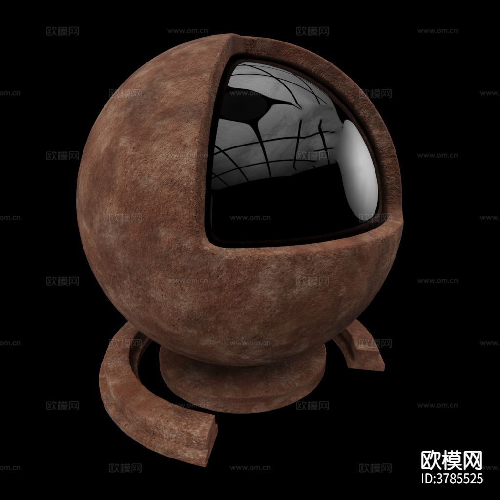 红褐色粗糙陶瓷材质下载