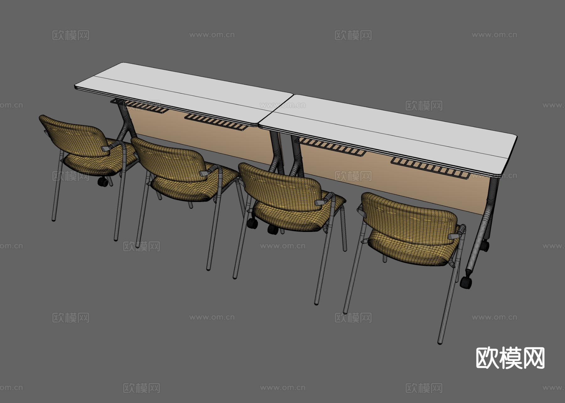 会议桌椅su模型
