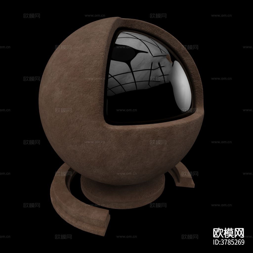 深褐色粗糙陶瓷材质下载