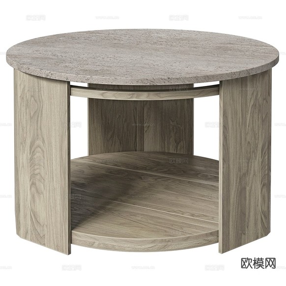 北欧子母茶几3d模型下载(渲染图2)