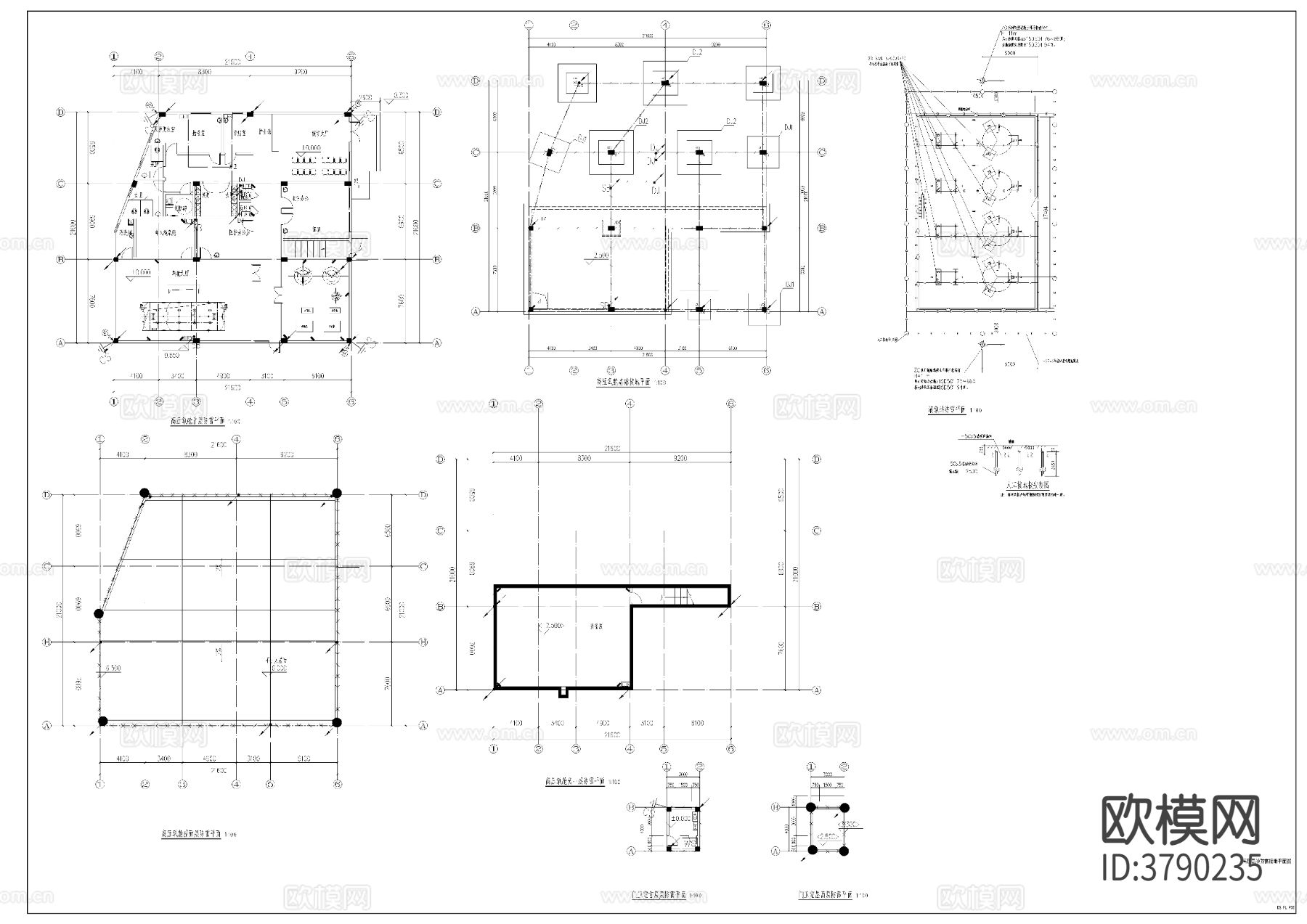 某医院迁建防雷电气CAD施工图