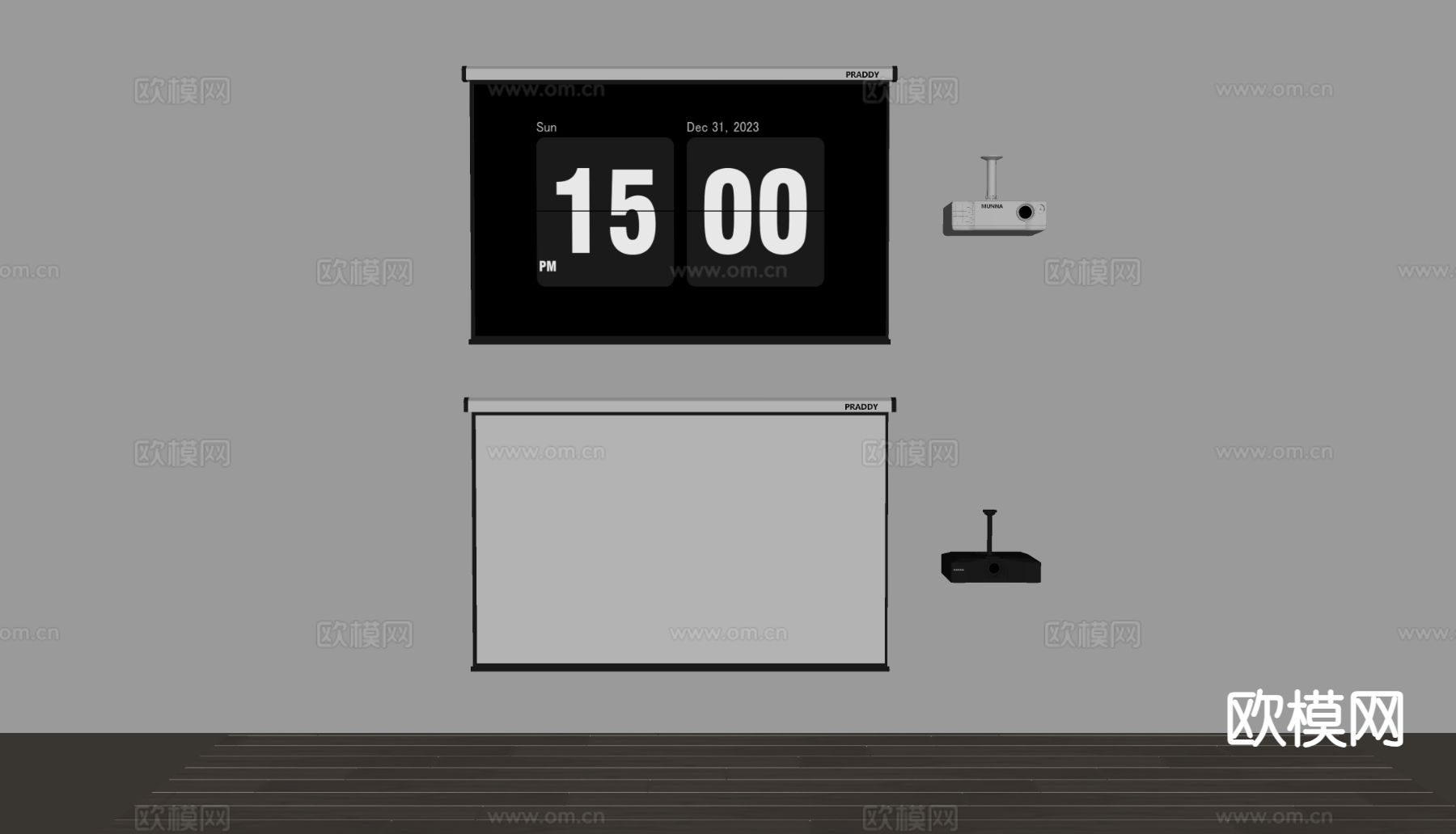 投影仪 投影碟机su模型下载（渲染图1）