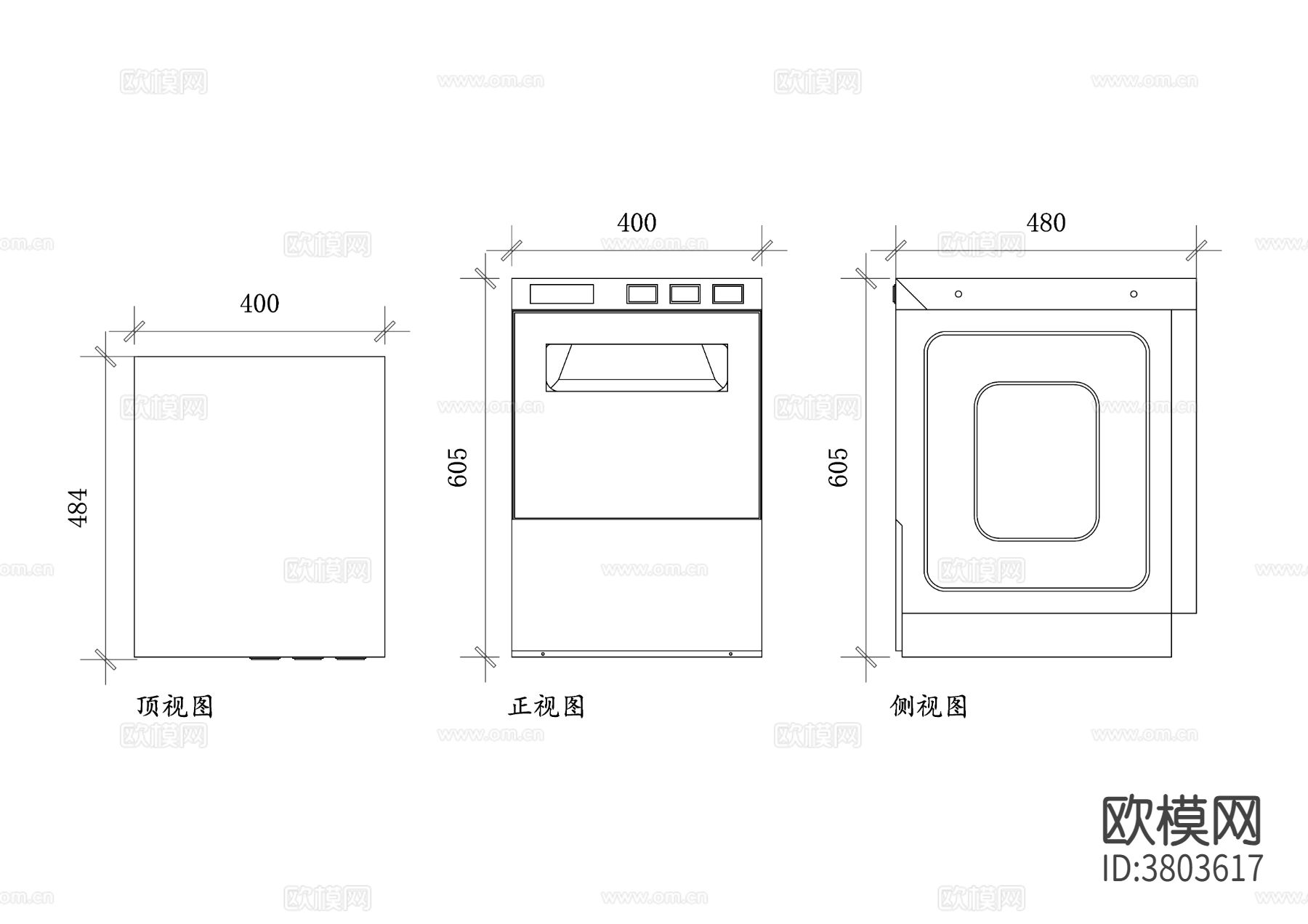 洗杯机平面图 洗杯机结构图 洗杯机设计图 洗杯机布局图 cad大样图