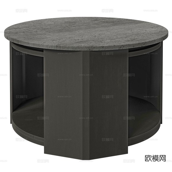 北欧子母茶几3d模型下载(渲染图3)