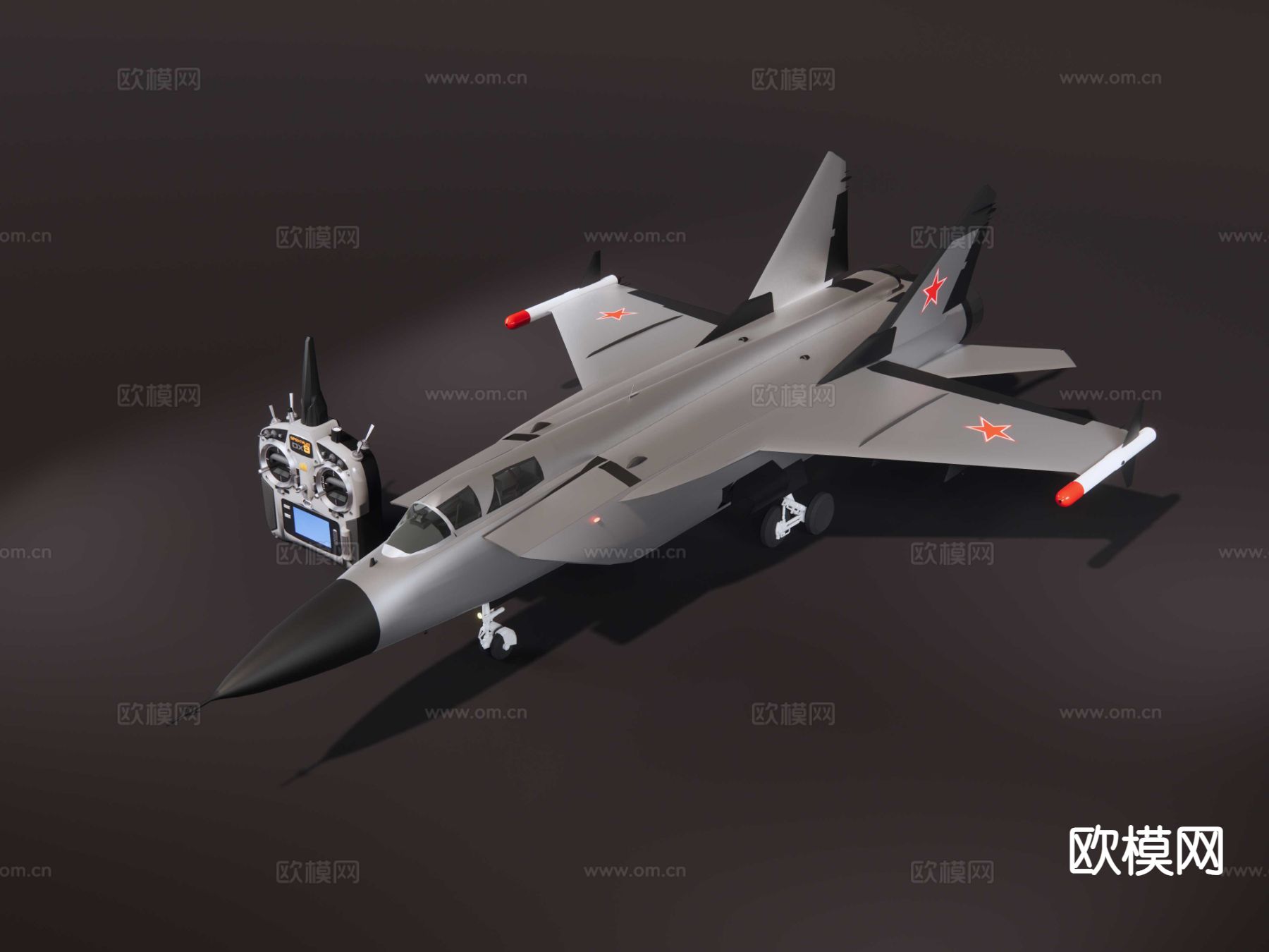 米格31 MIG31 战斗机su模型下载（渲染图4）