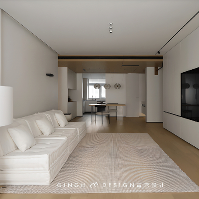 青禾设计 | 原木风客餐厅