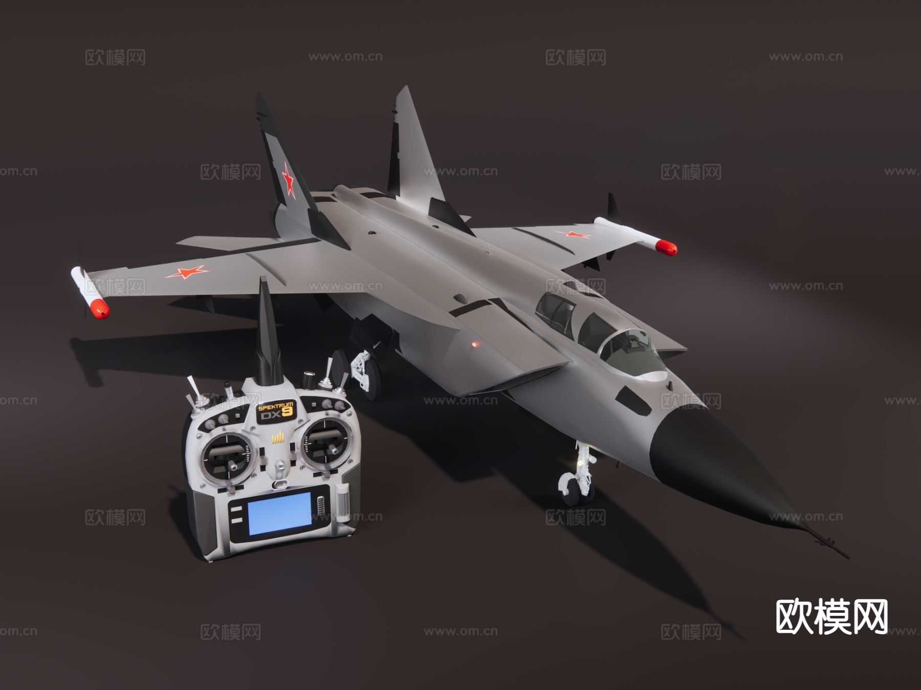 米格31 MIG31 战斗机su模型下载（渲染图5）