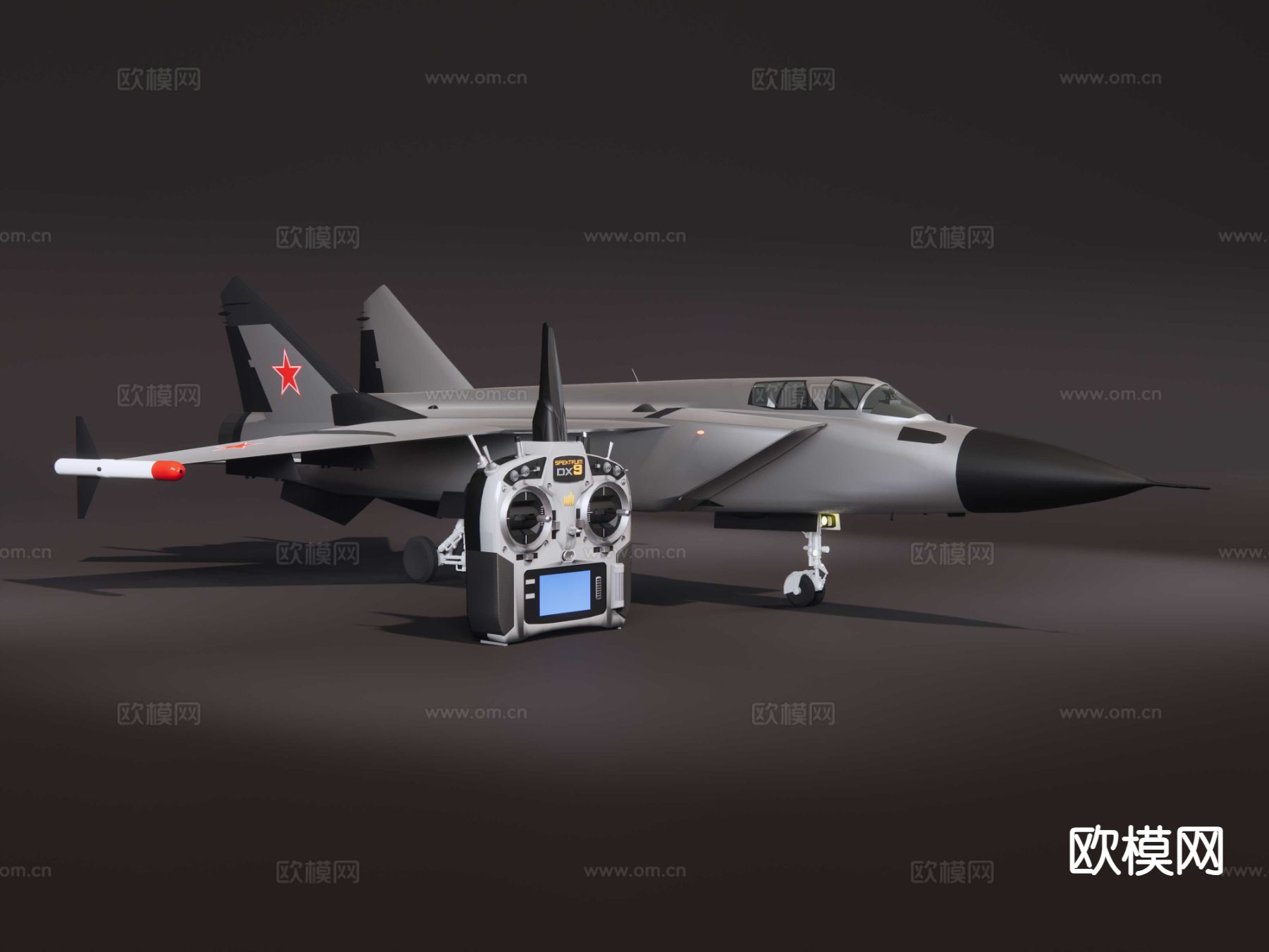 米格31 MIG31 战斗机su模型下载（渲染图6）