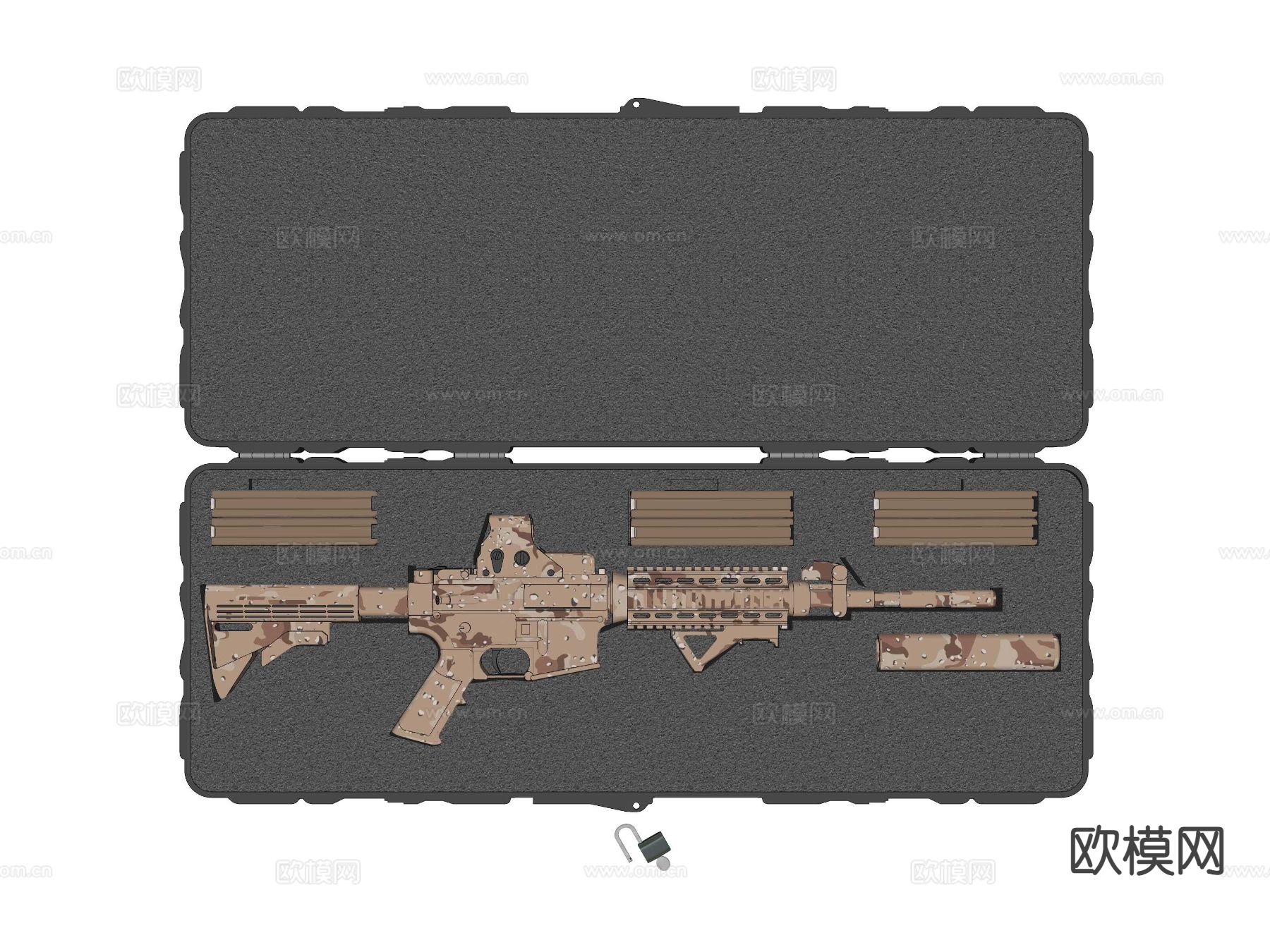 武器 工具箱su模型