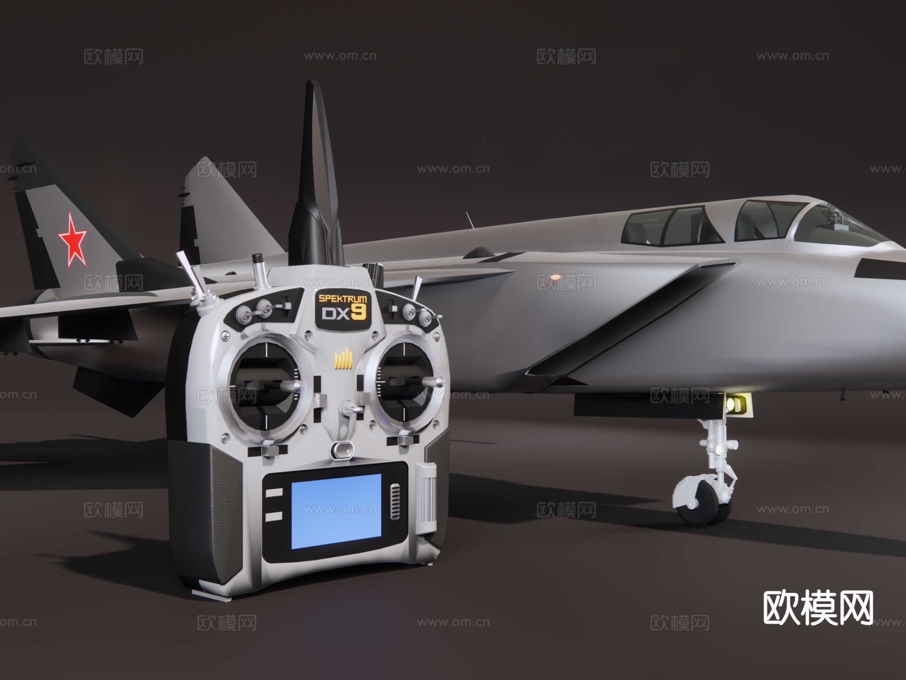 米格31 MIG31 战斗机su模型下载（渲染图7）