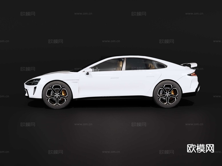 小米汽车SU7su模型下载(渲染图6)