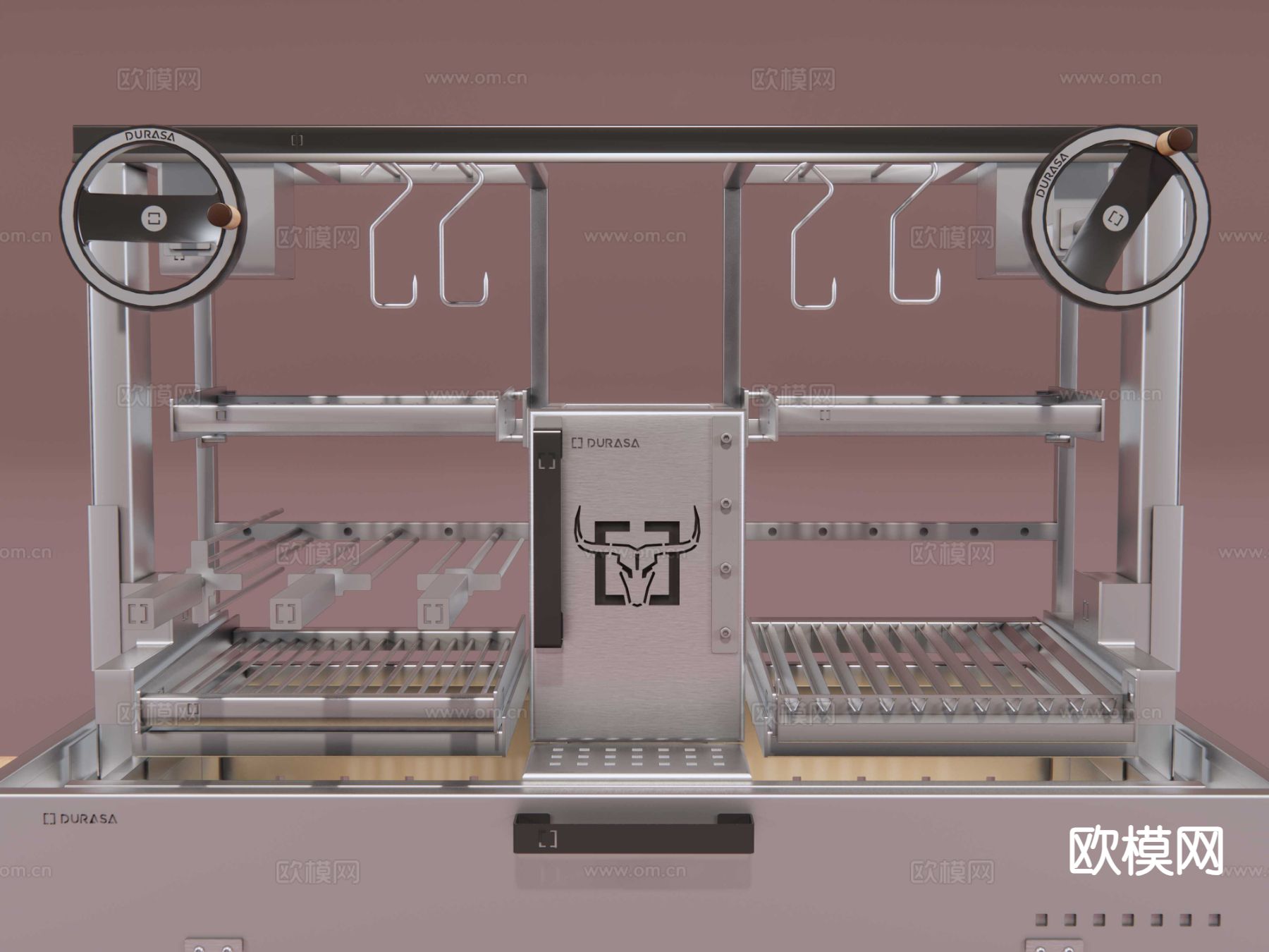 商用烧烤架 烤肉架su模型