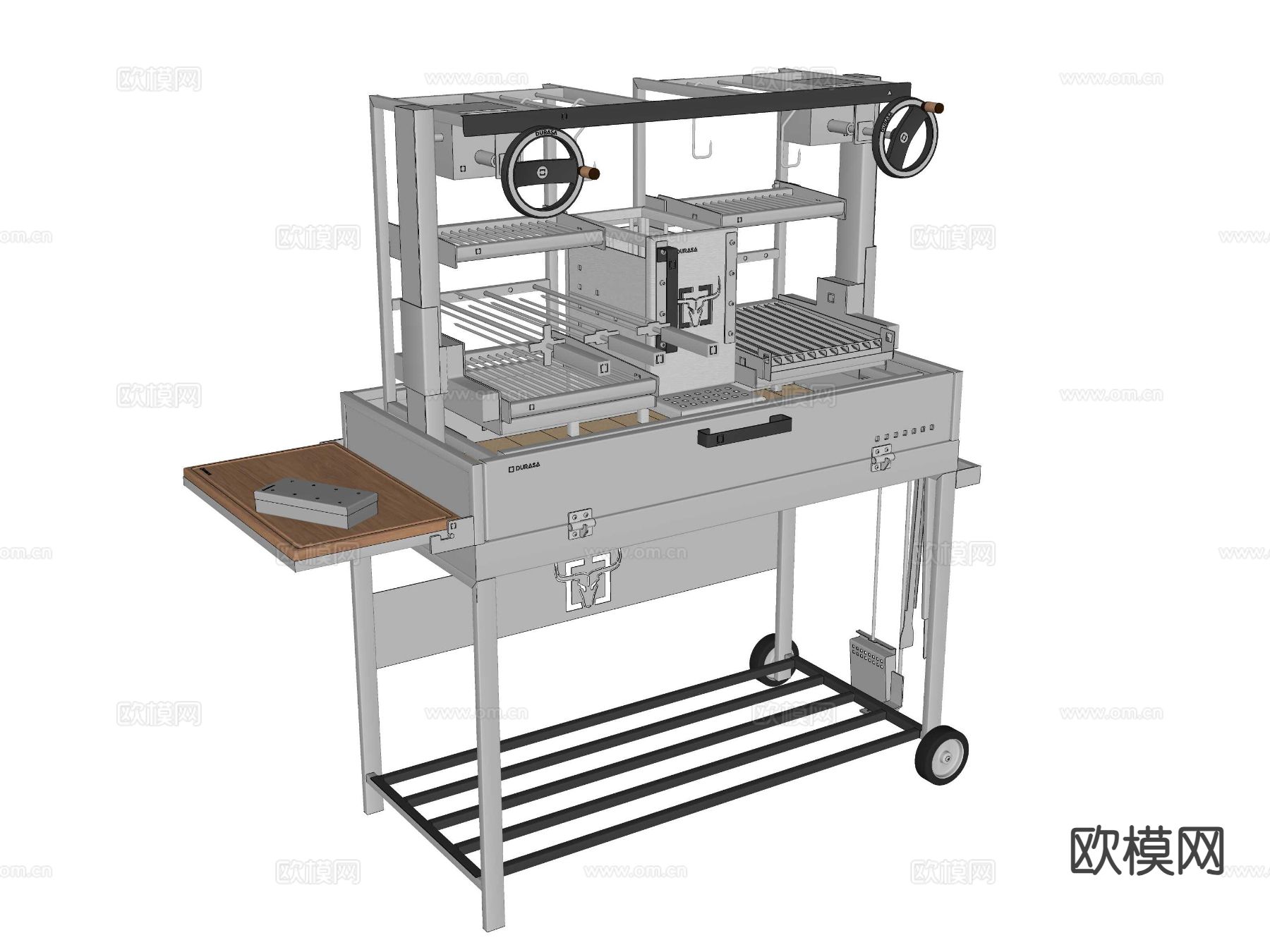 商用烧烤架 烤肉架su模型
