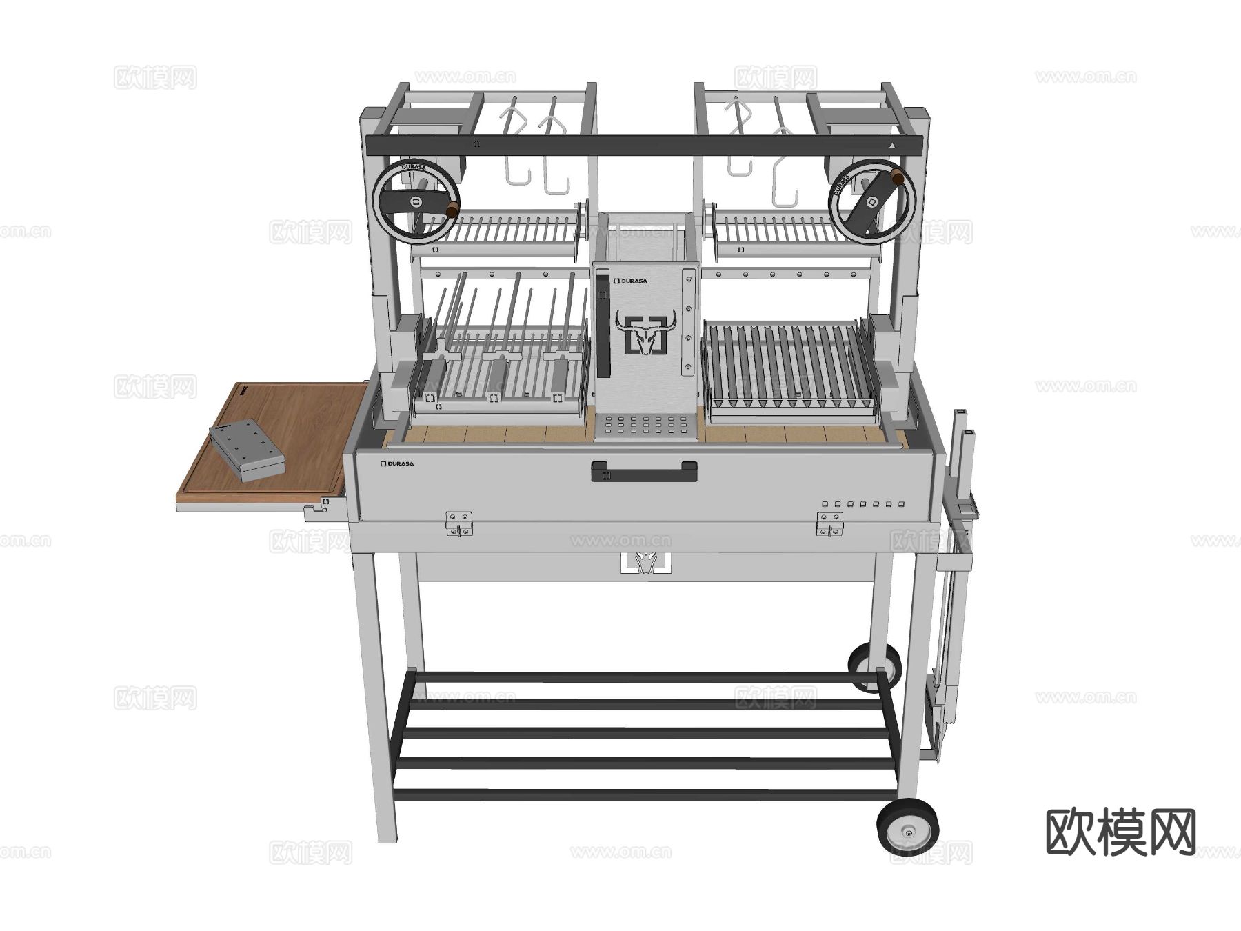 商用烧烤架 烤肉架su模型