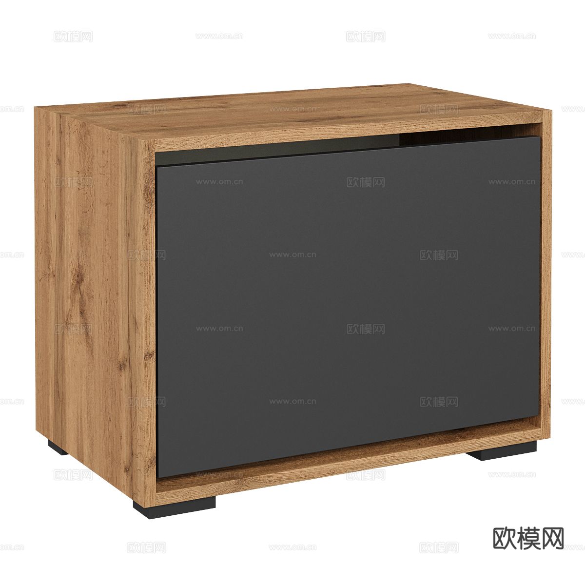 北欧简约床头柜3d模型下载