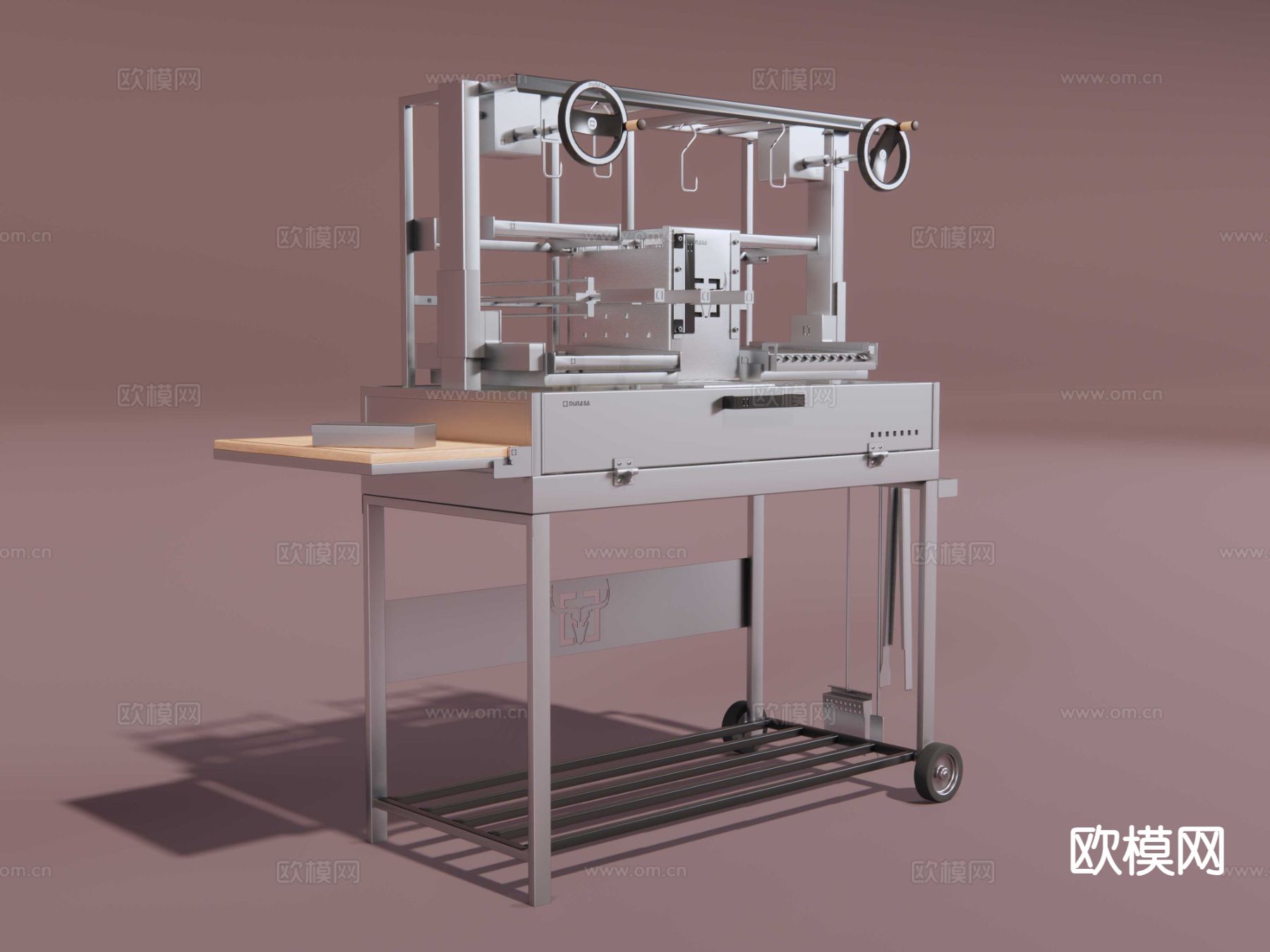 商用烧烤架 烤肉架su模型