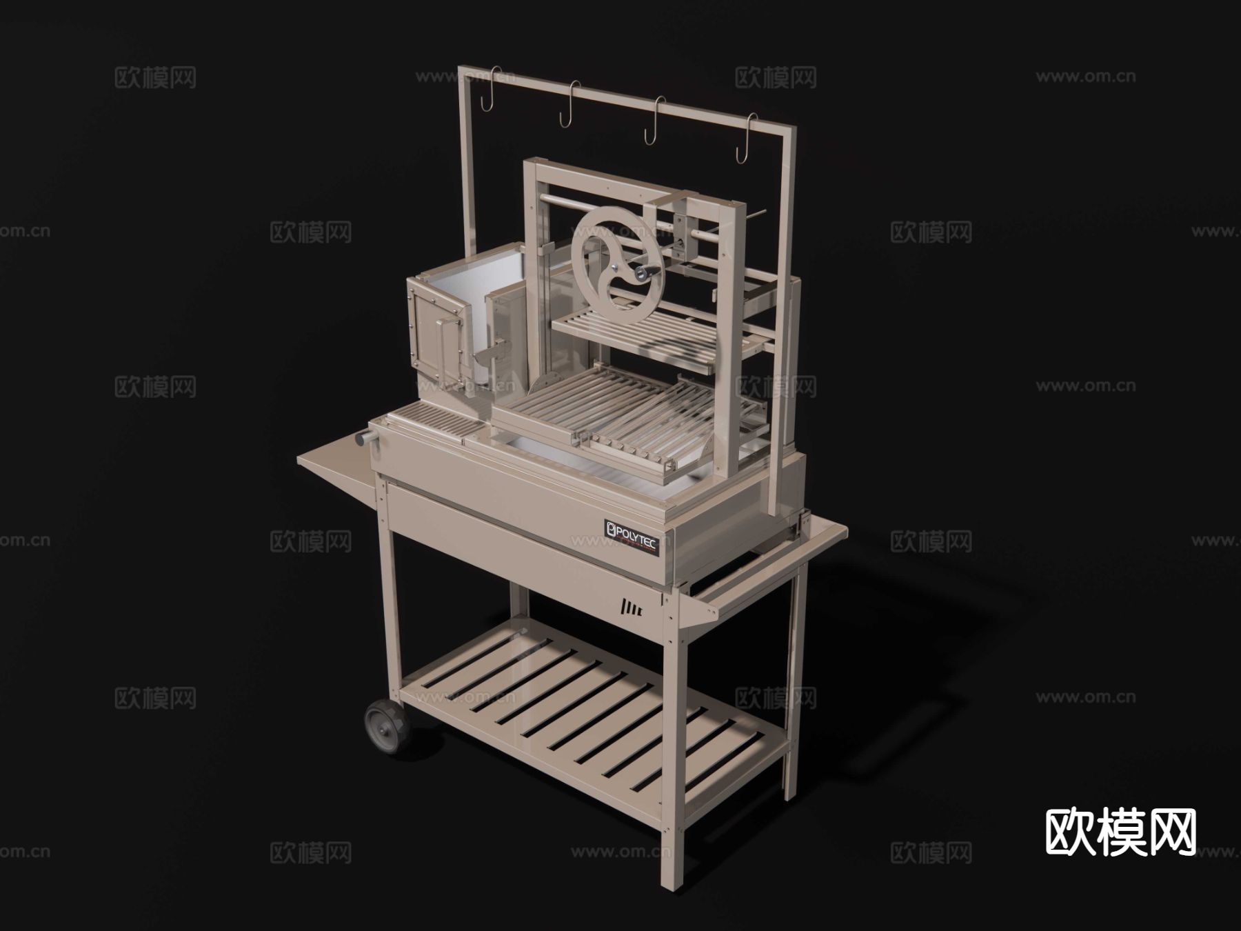 烧烤架 烤肉架su模型
