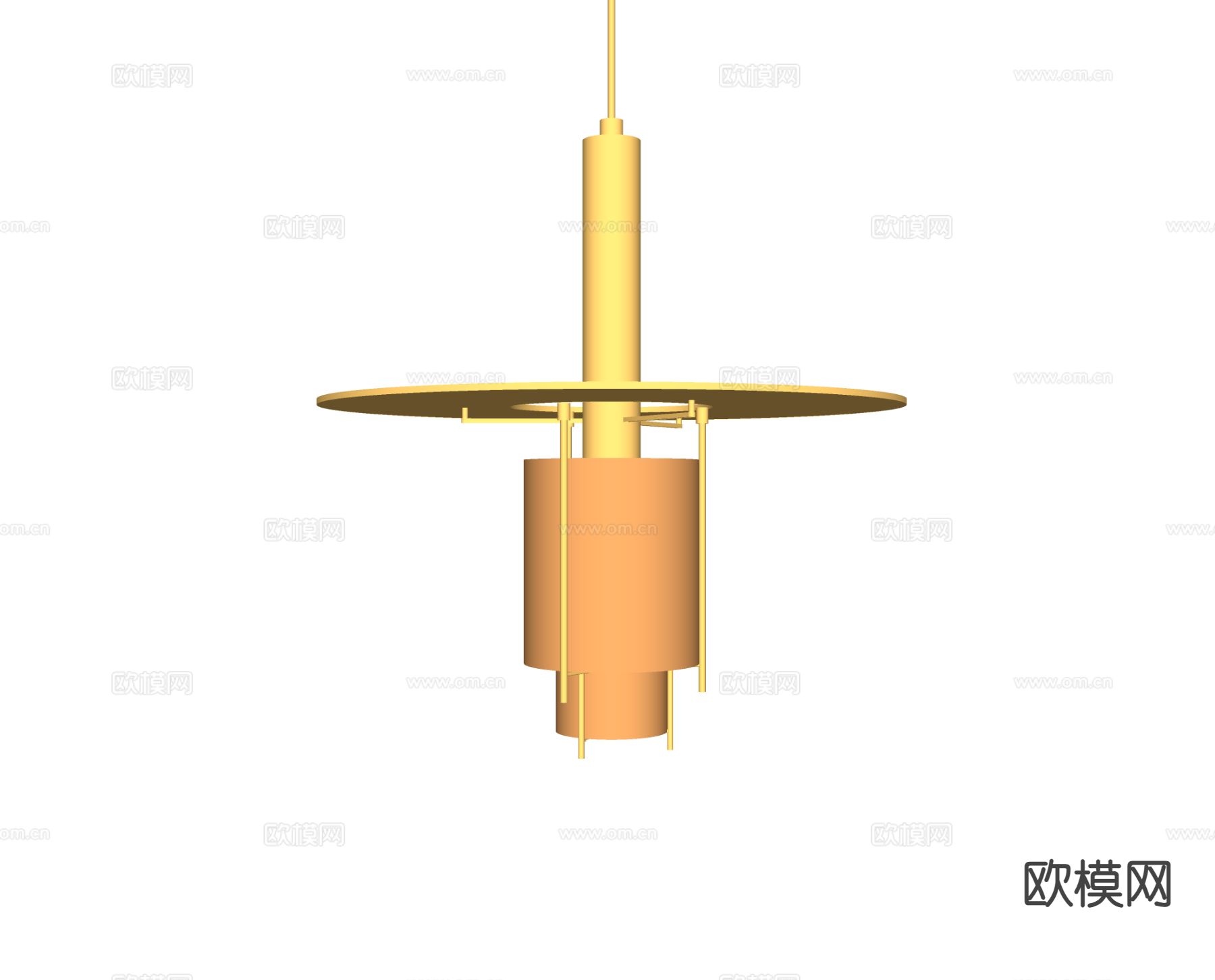 现代吊灯 床头吊灯su模型