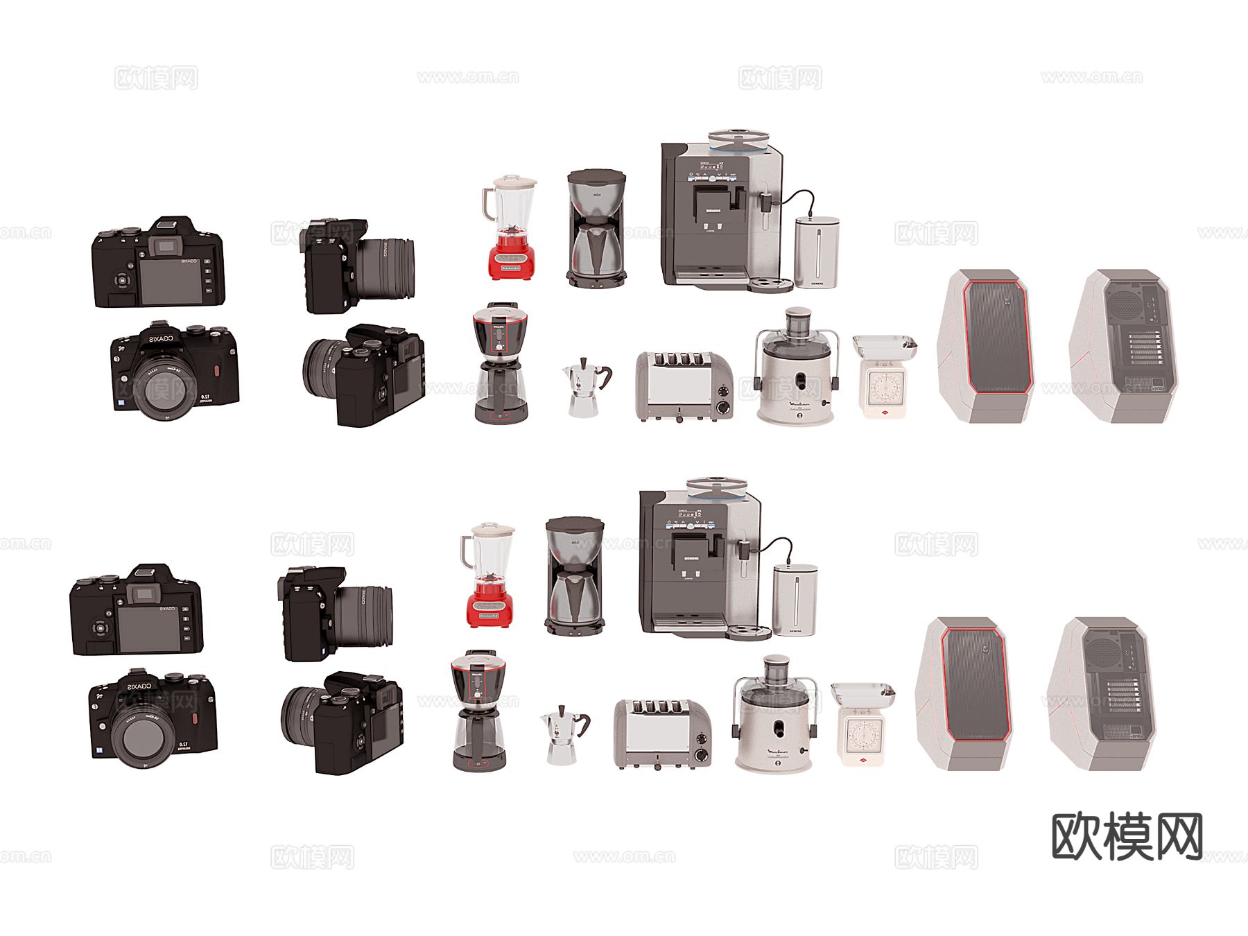 生活家电 数码家电 相机 料理机3d模型