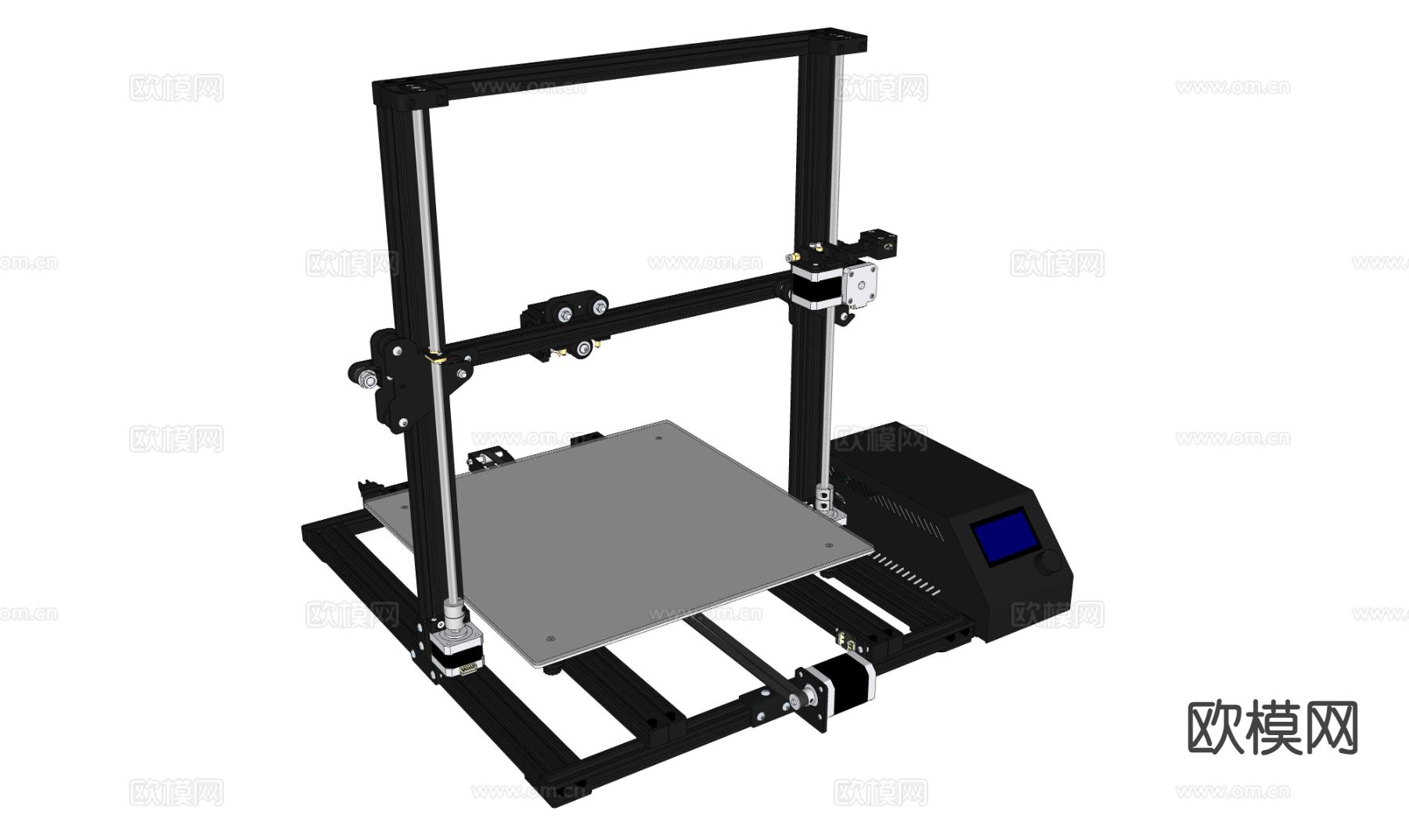 3D打印机su模型