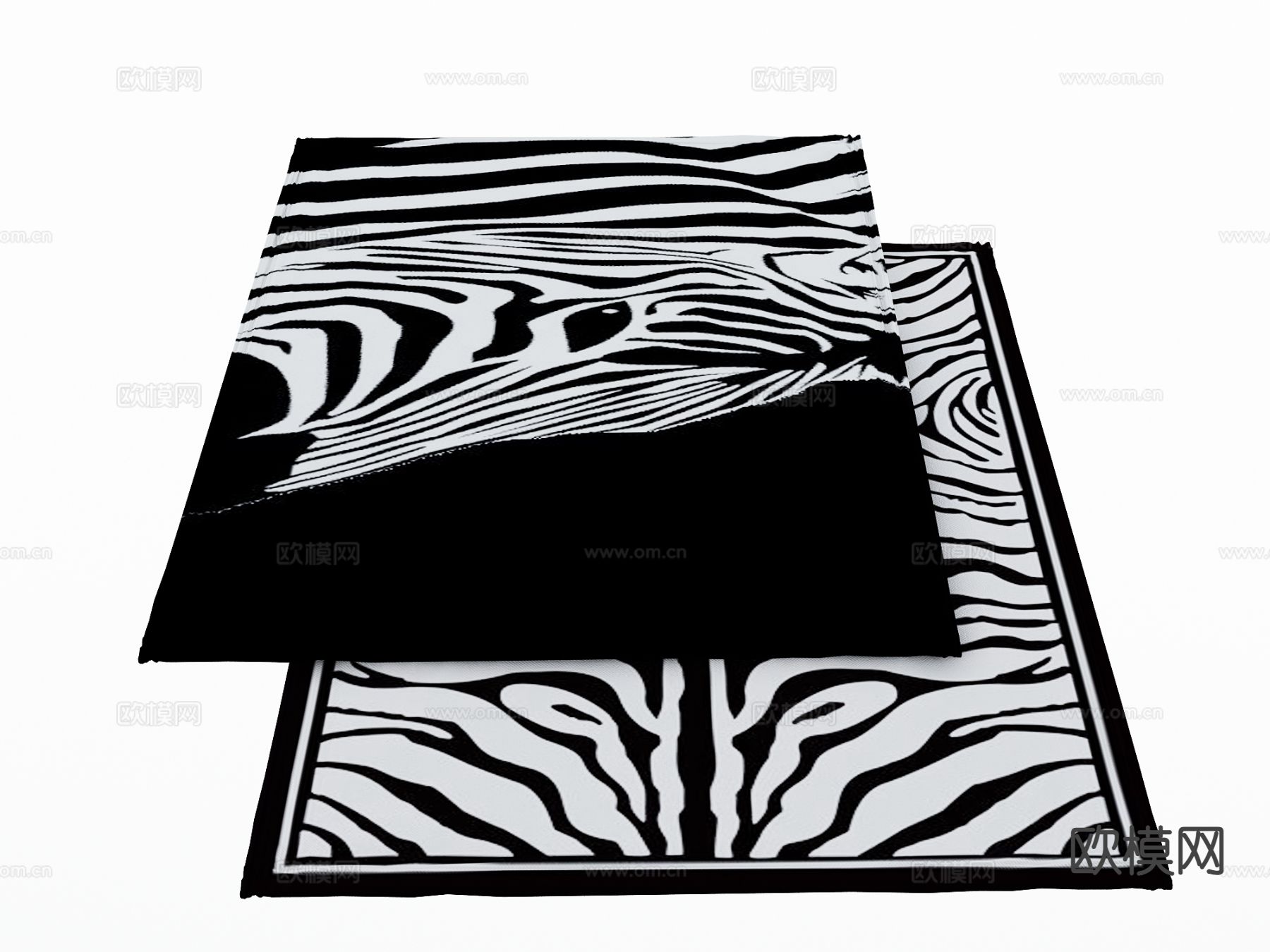 现代地毯su模型下载（渲染图2）