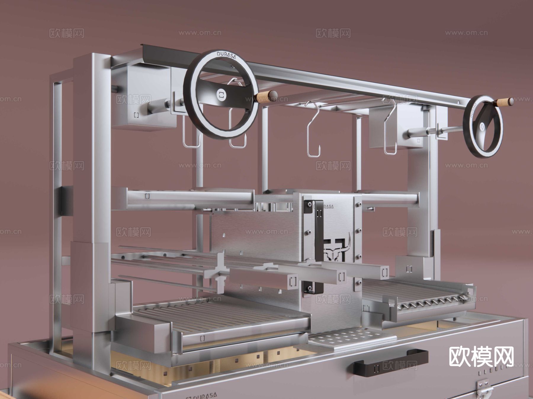 商用烧烤架 烤肉架su模型