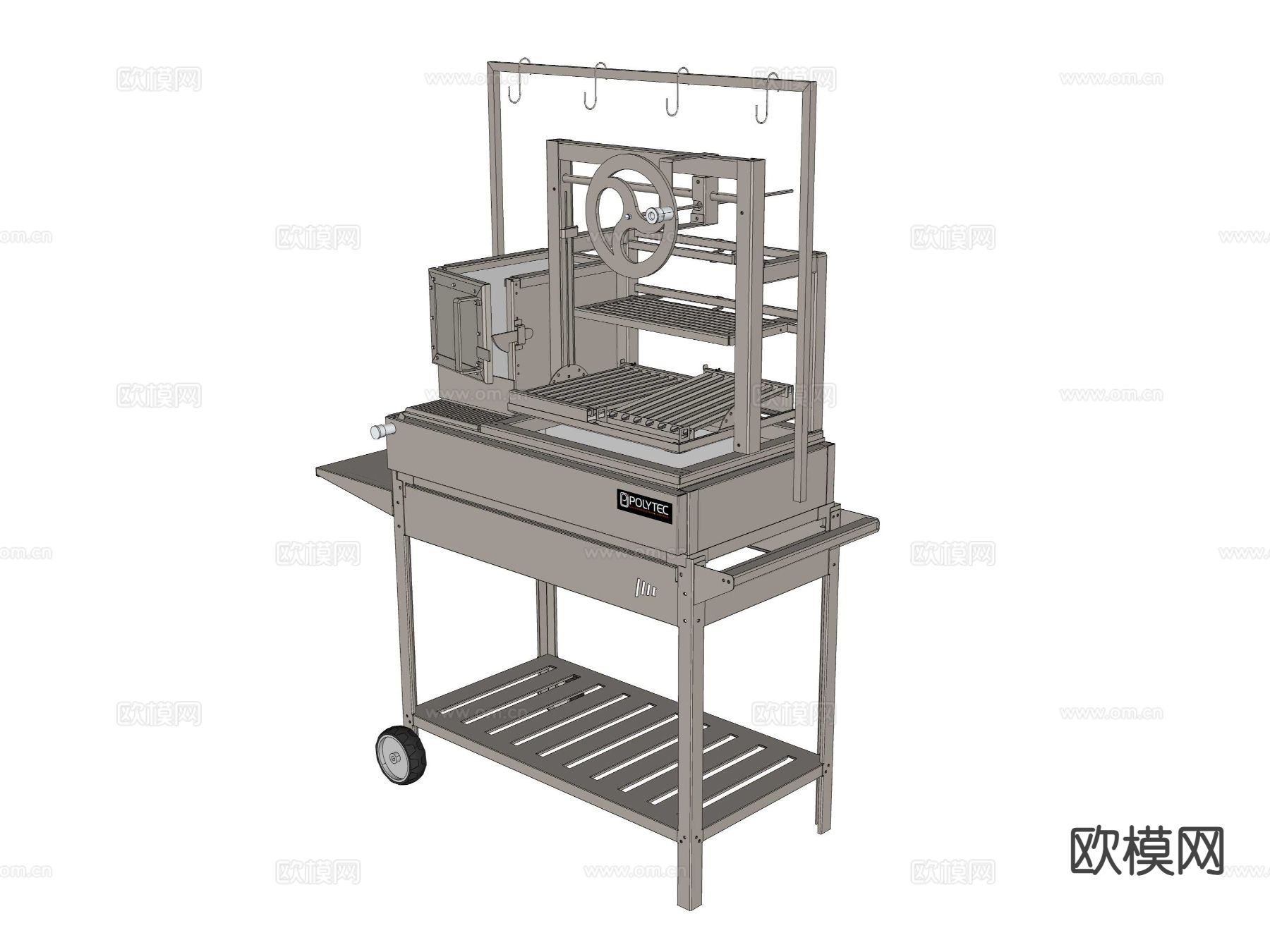 烧烤架 烤肉架su模型
