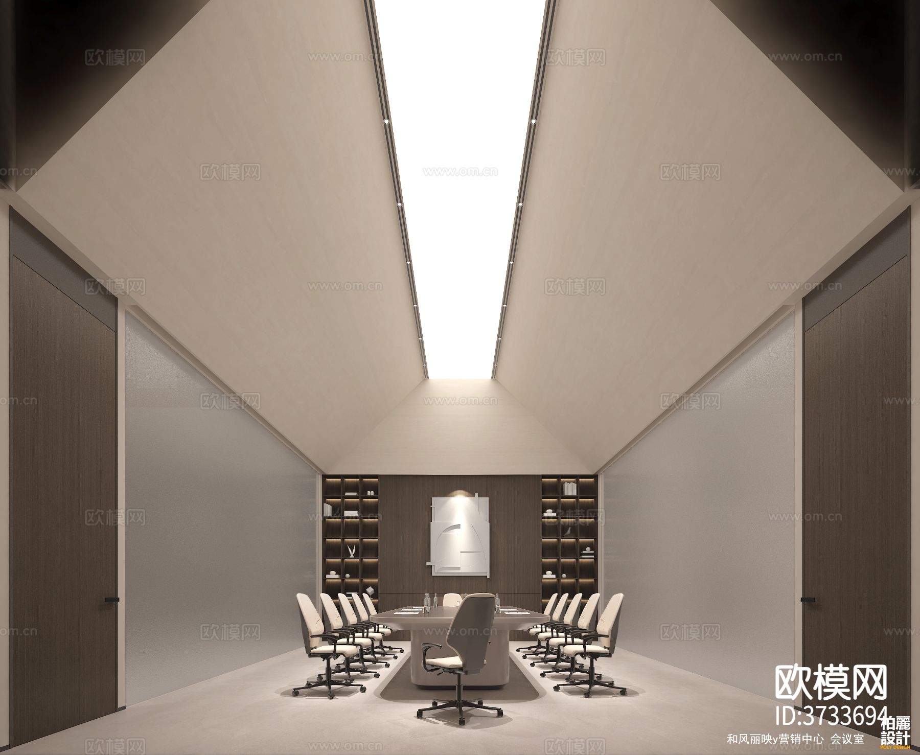 现代营销中心沙盘效果图下载（渲染图7）