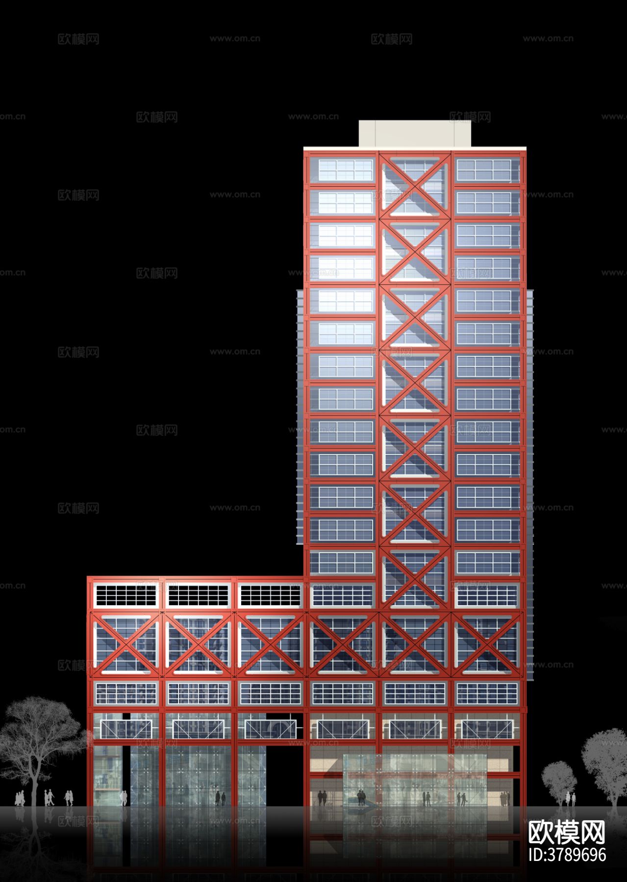 地铁培训中心效果图下载（渲染图3）