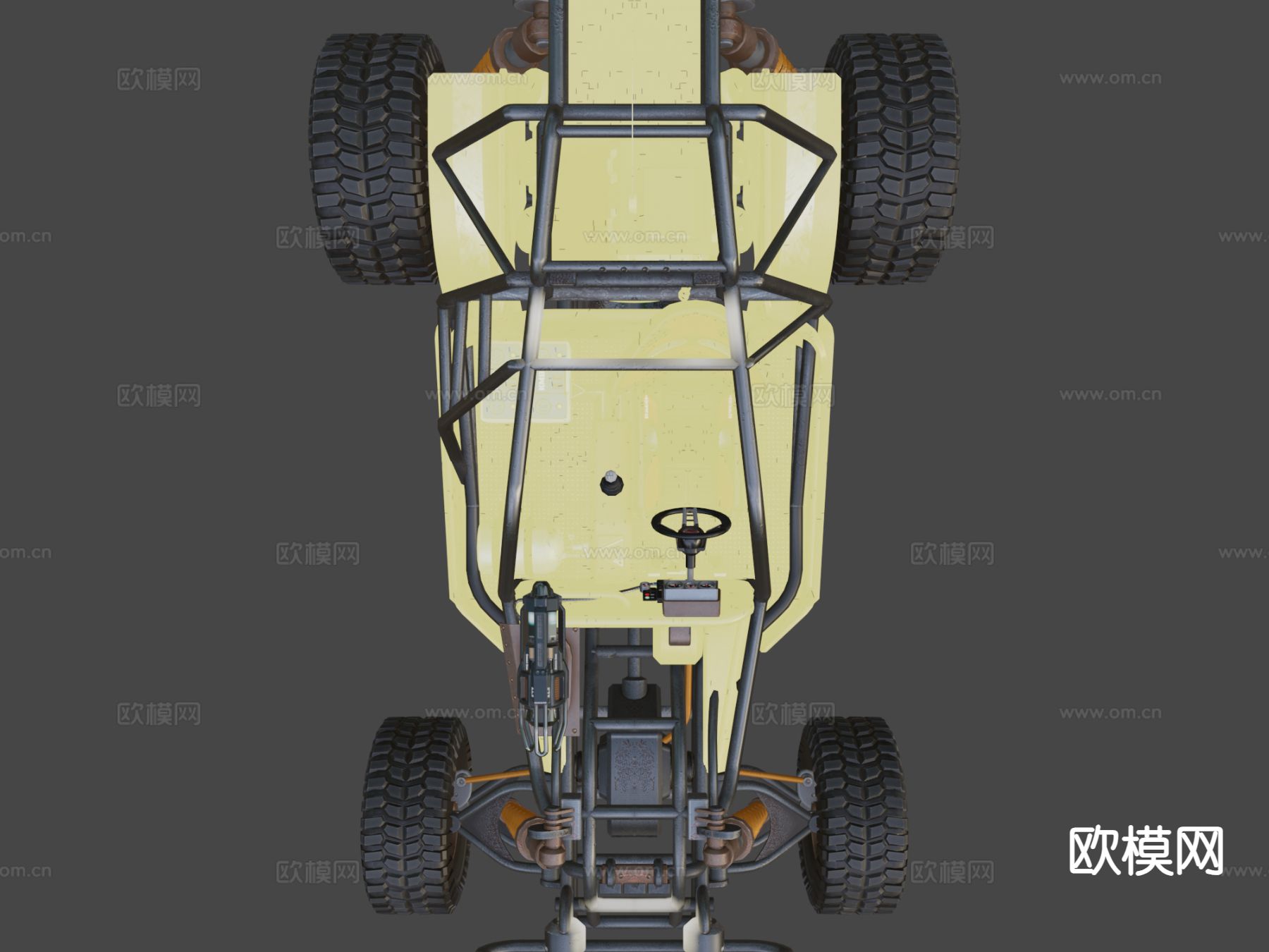 沙丘跳跃者卡丁车3d模型