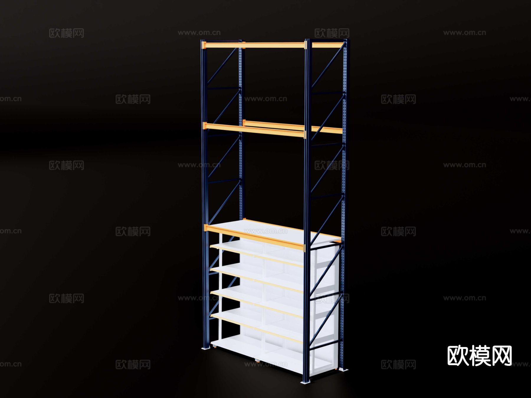 金属货架su模型