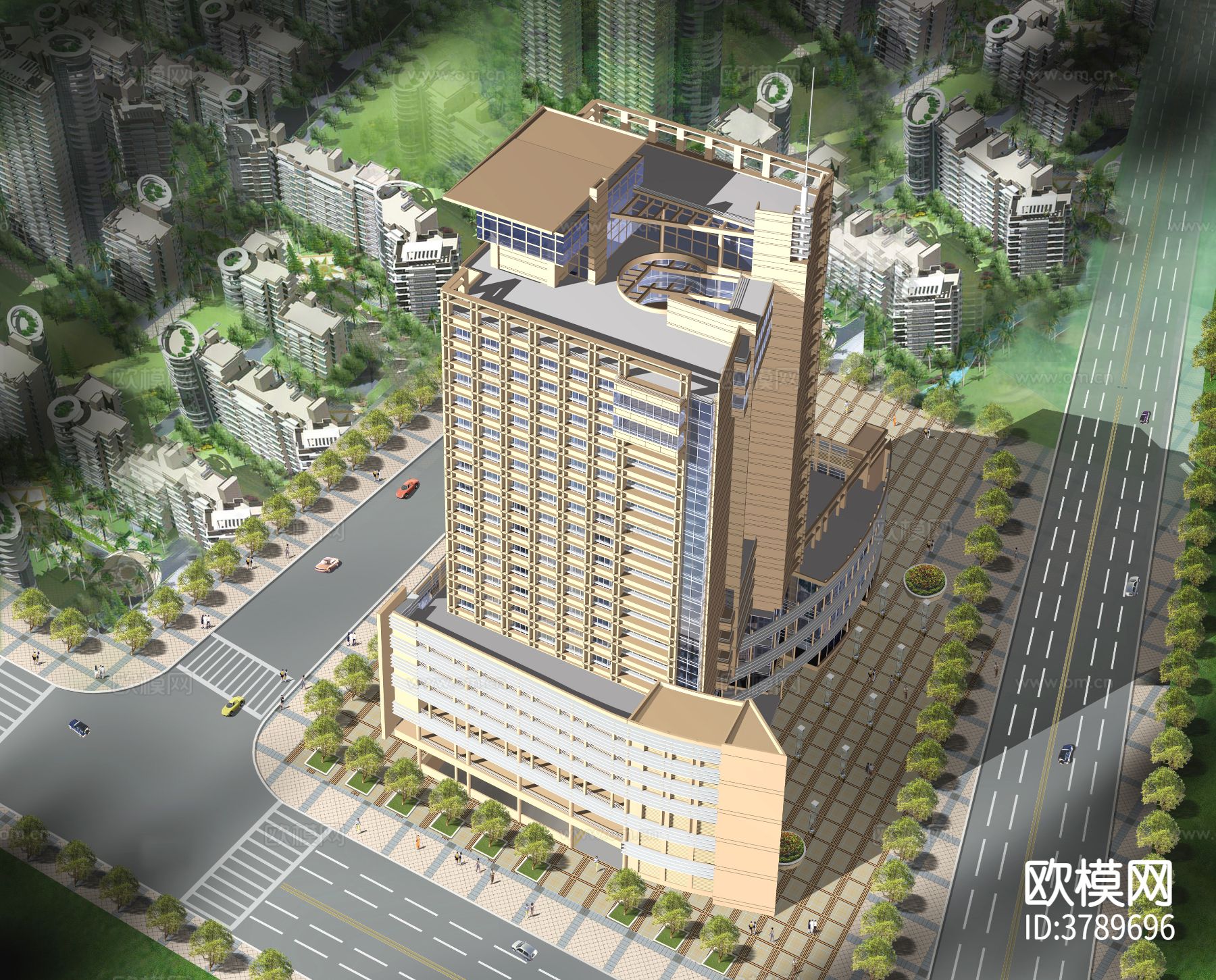 地铁培训中心效果图下载（渲染图8）