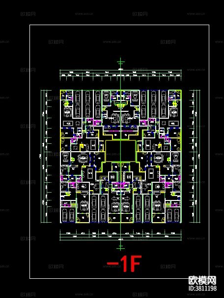 光明12合院CAD施工图