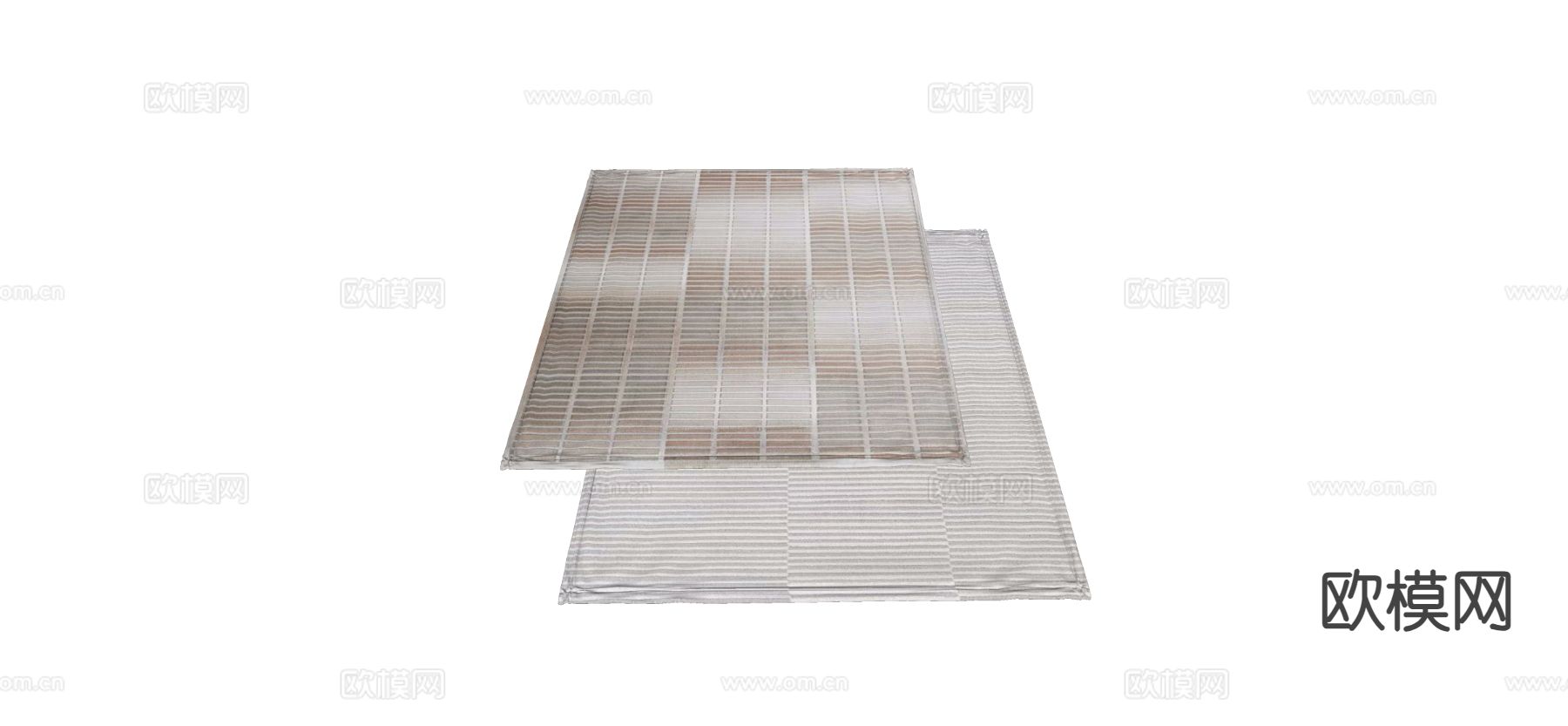 现代地毯su模型下载（渲染图1）