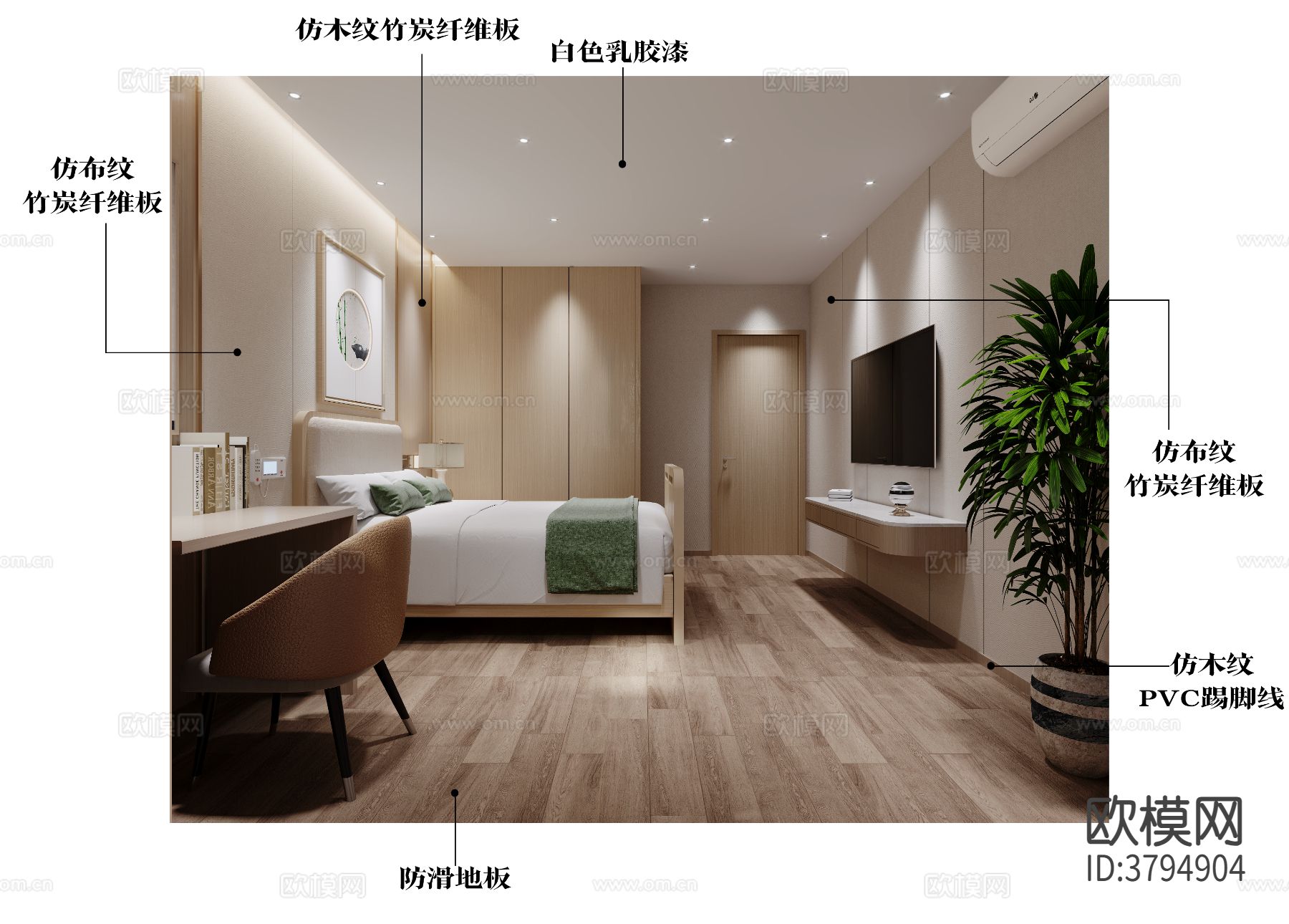 老年公寓鸟瞰效果图下载（渲染图3）