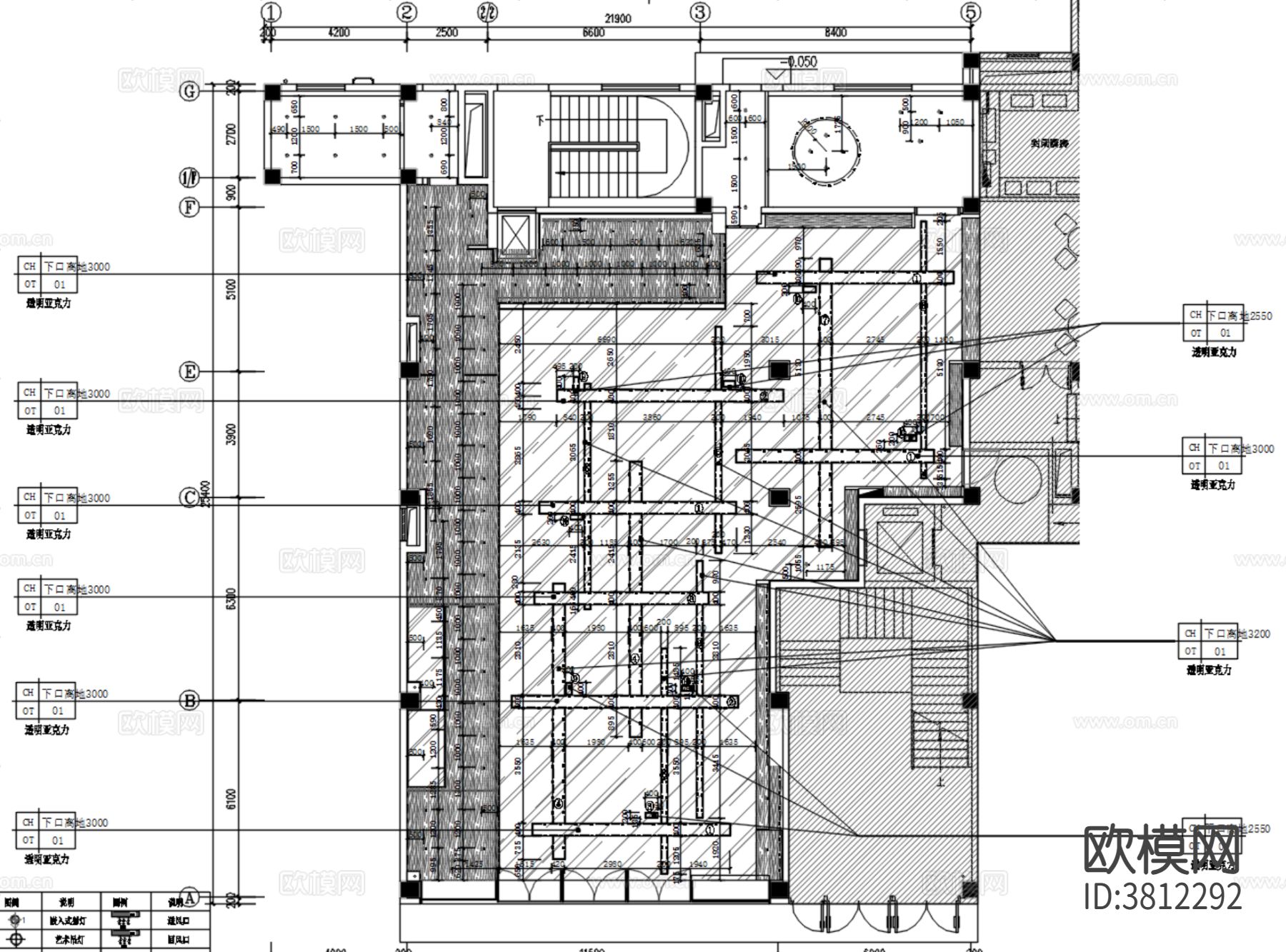 350m²传统特产糕点售卖店cad施工图