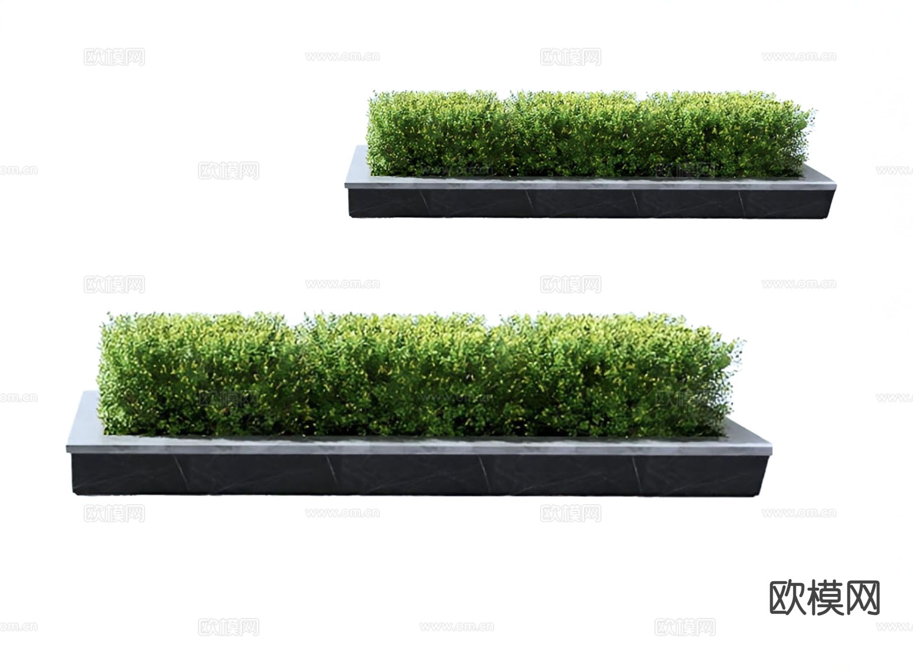 灌木丛 绿植灌木 植物堆3d模型