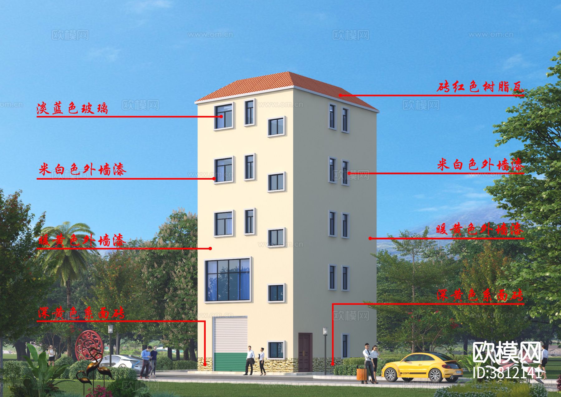 私宅住宅楼建筑cad施工图