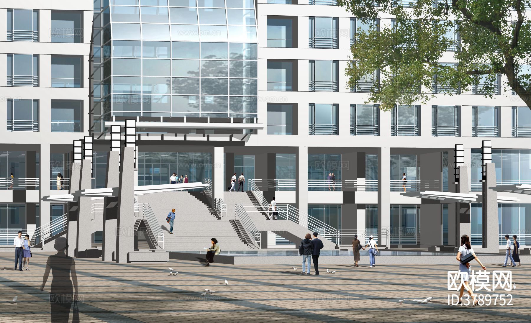 南理工兵器馆 博物馆效果图下载（渲染图6）