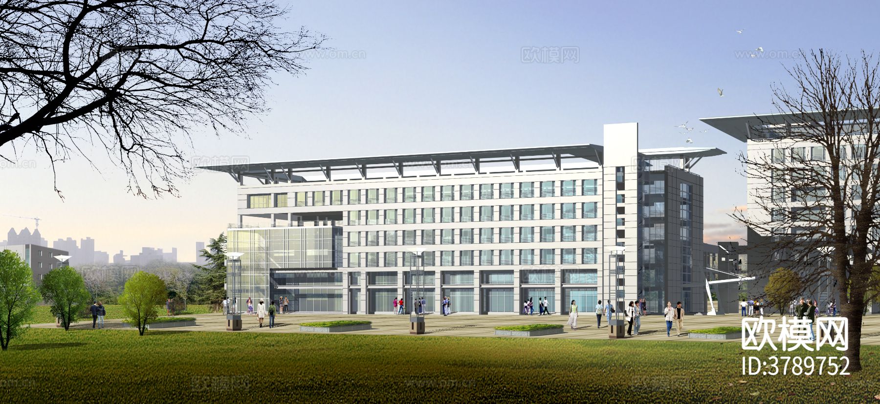 南理工兵器馆 博物馆效果图下载（渲染图4）