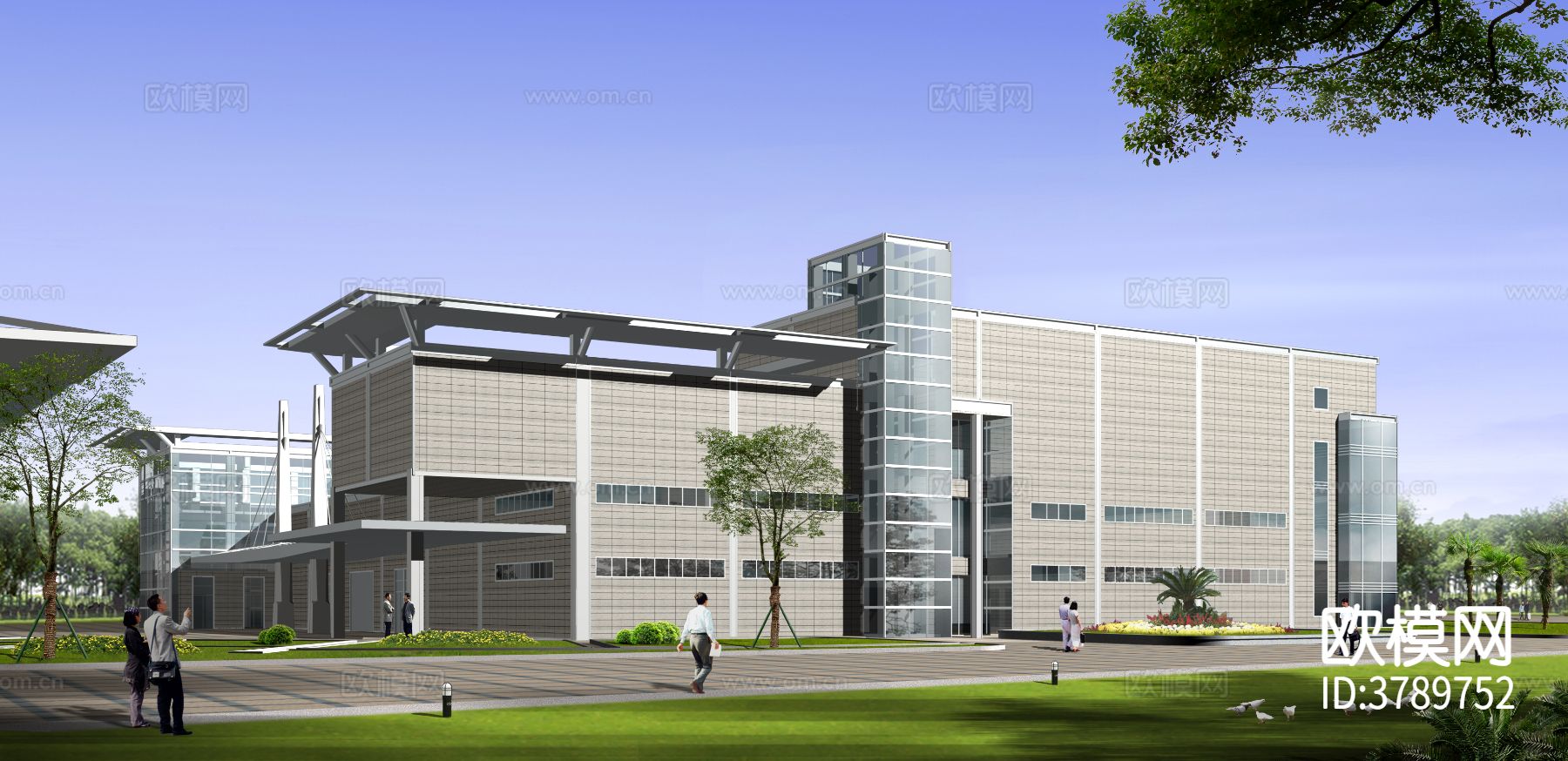 南理工兵器馆 博物馆效果图下载（渲染图5）