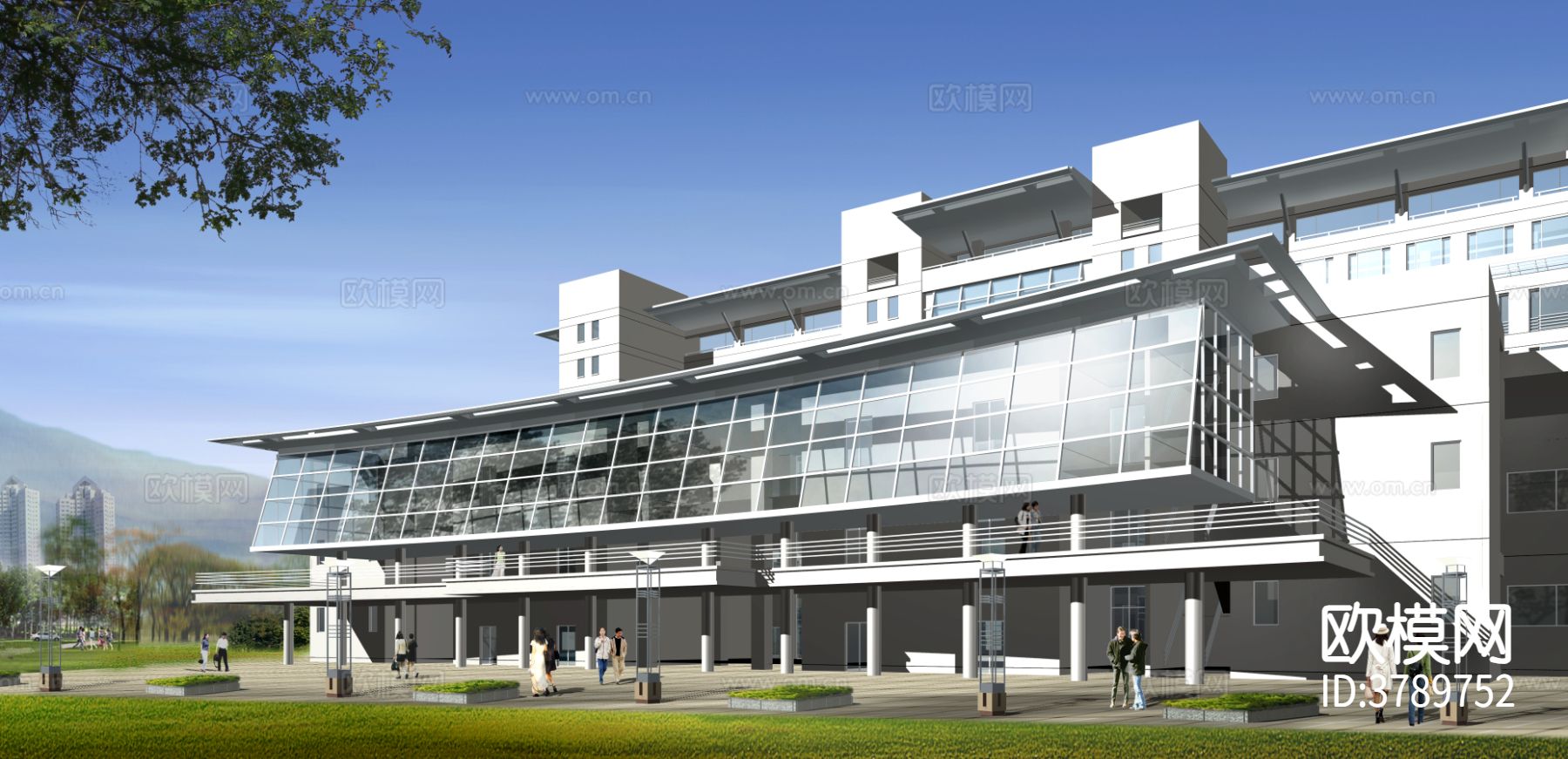 南理工兵器馆 博物馆效果图下载（渲染图3）